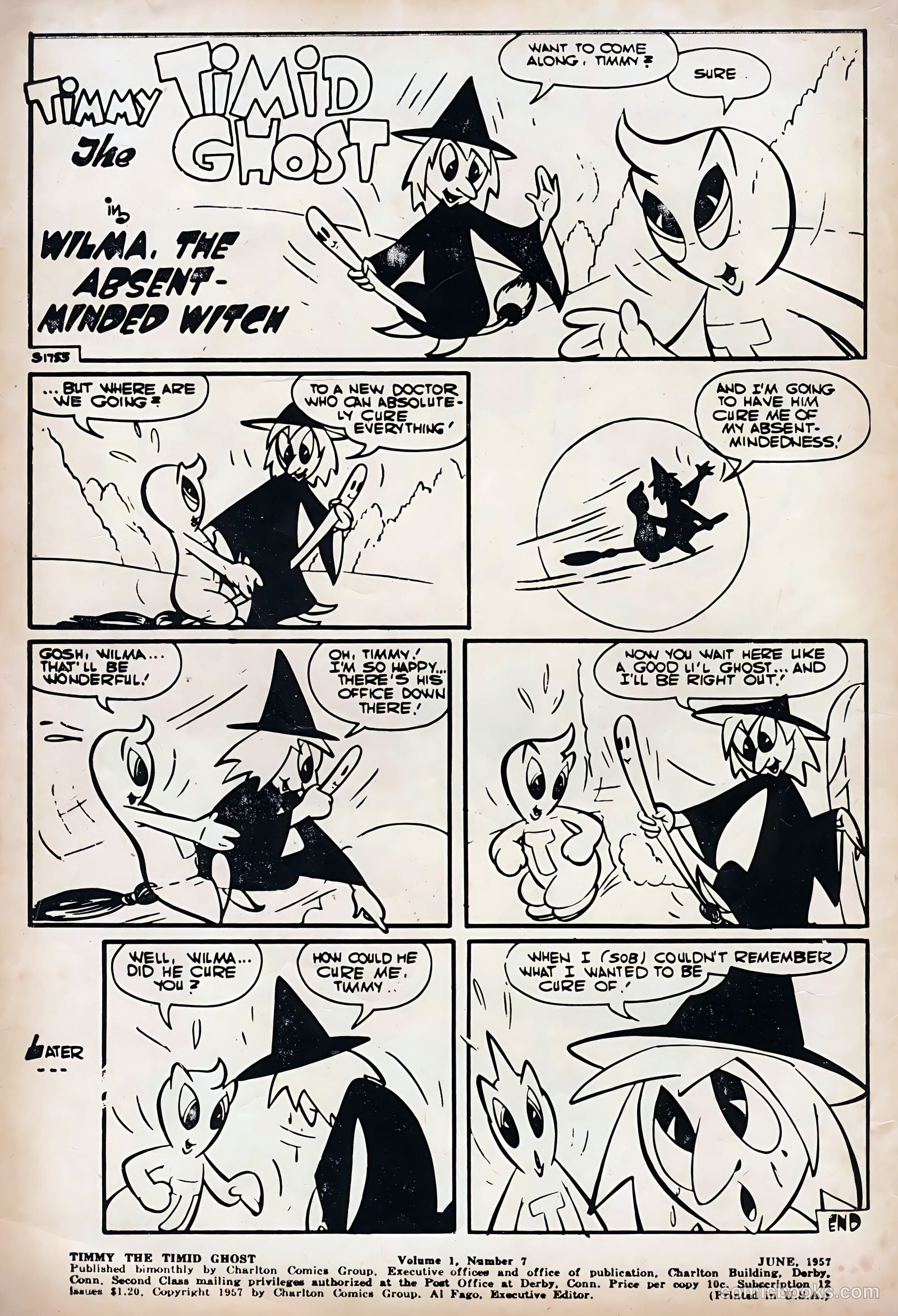 Timmy the Timid Ghost #7 (1957) — page 2 of 36