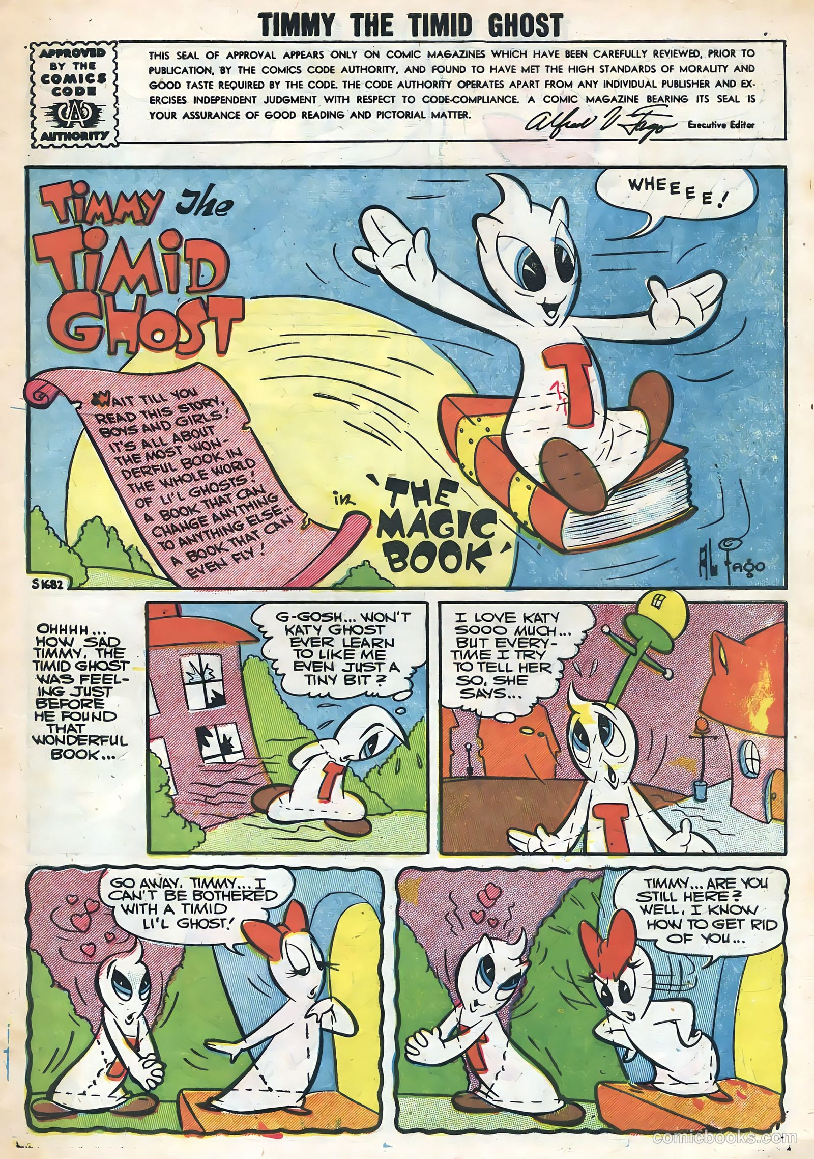 Timmy the Timid Ghost #7 (1957) — page 3 of 36