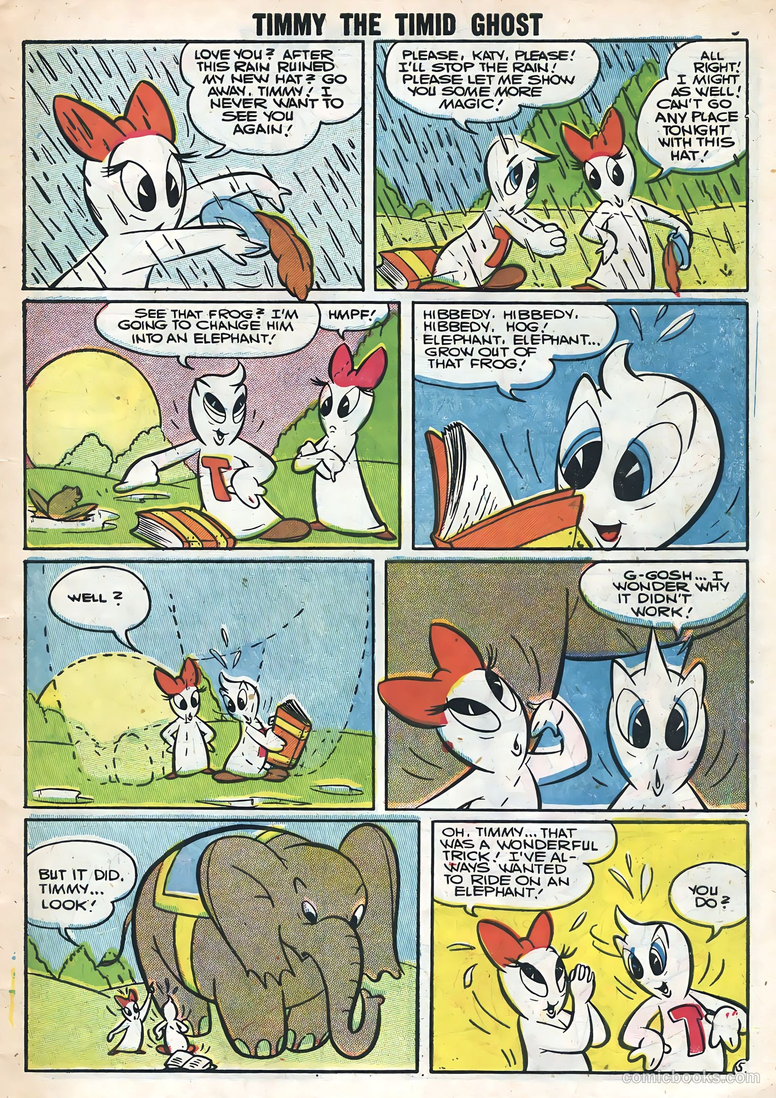 Timmy the Timid Ghost #7 (1957) — page 7 of 36