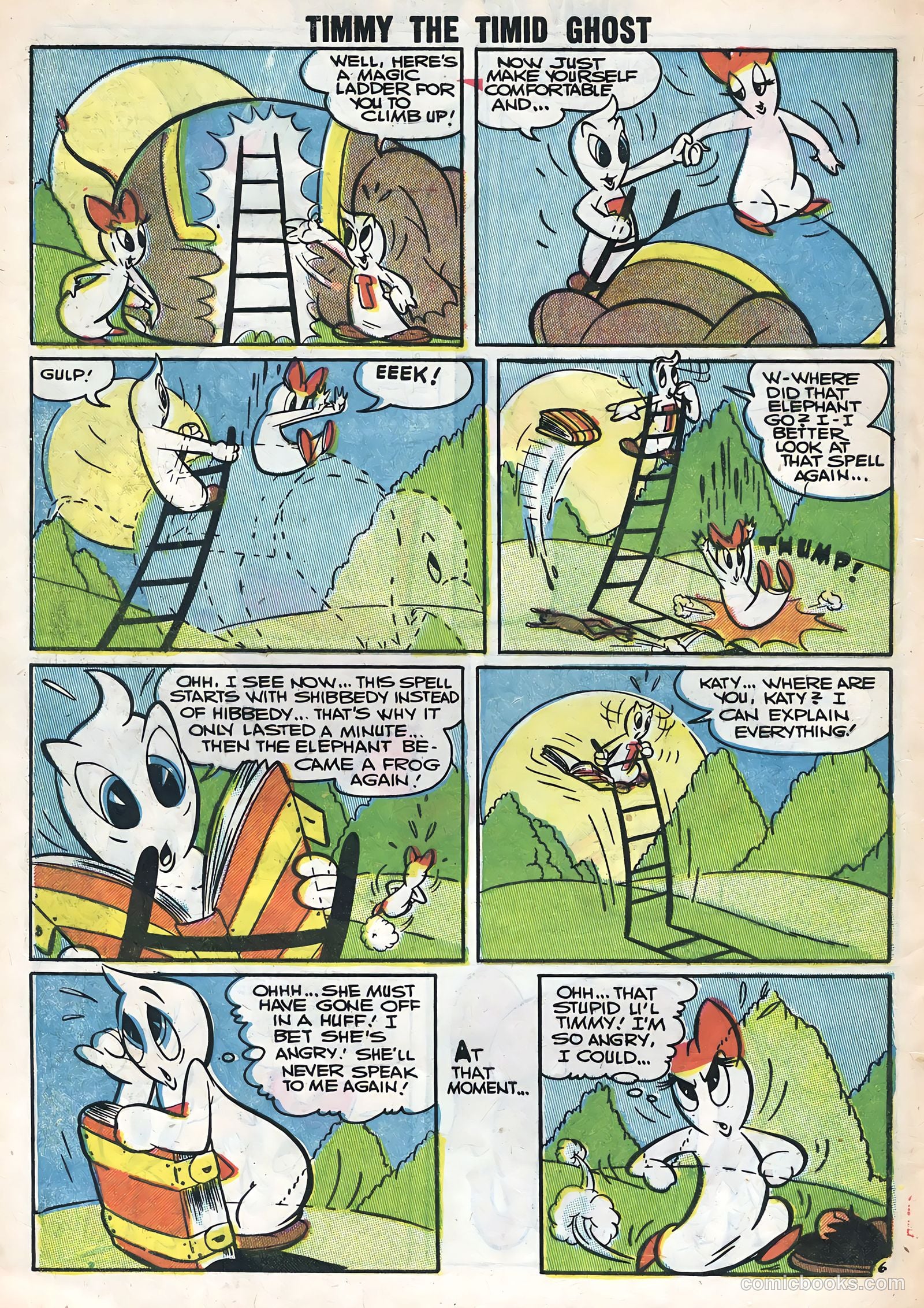 Timmy the Timid Ghost #7 (1957) — page 8 of 36