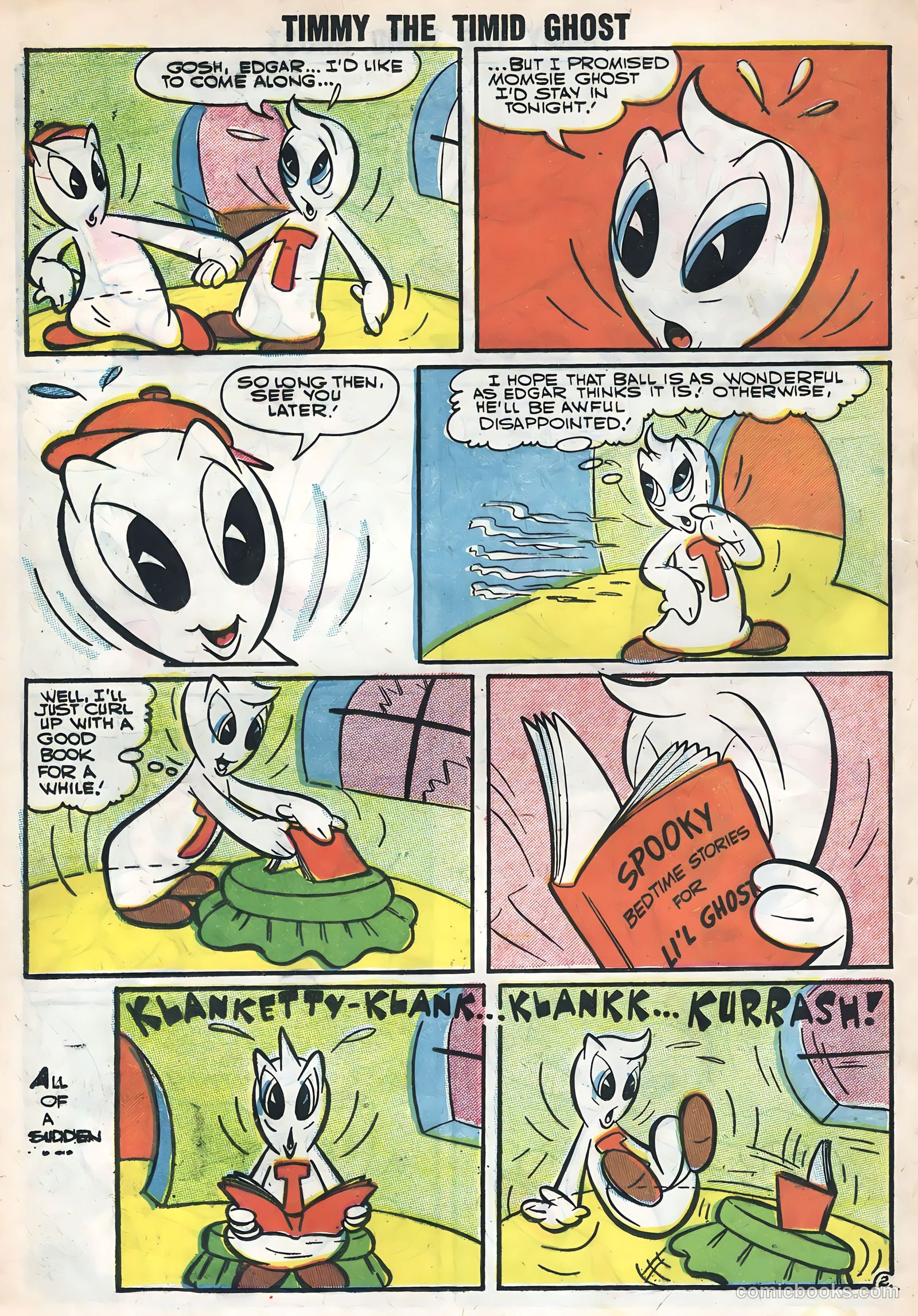 Timmy the Timid Ghost #7 (1957) — page 16 of 36