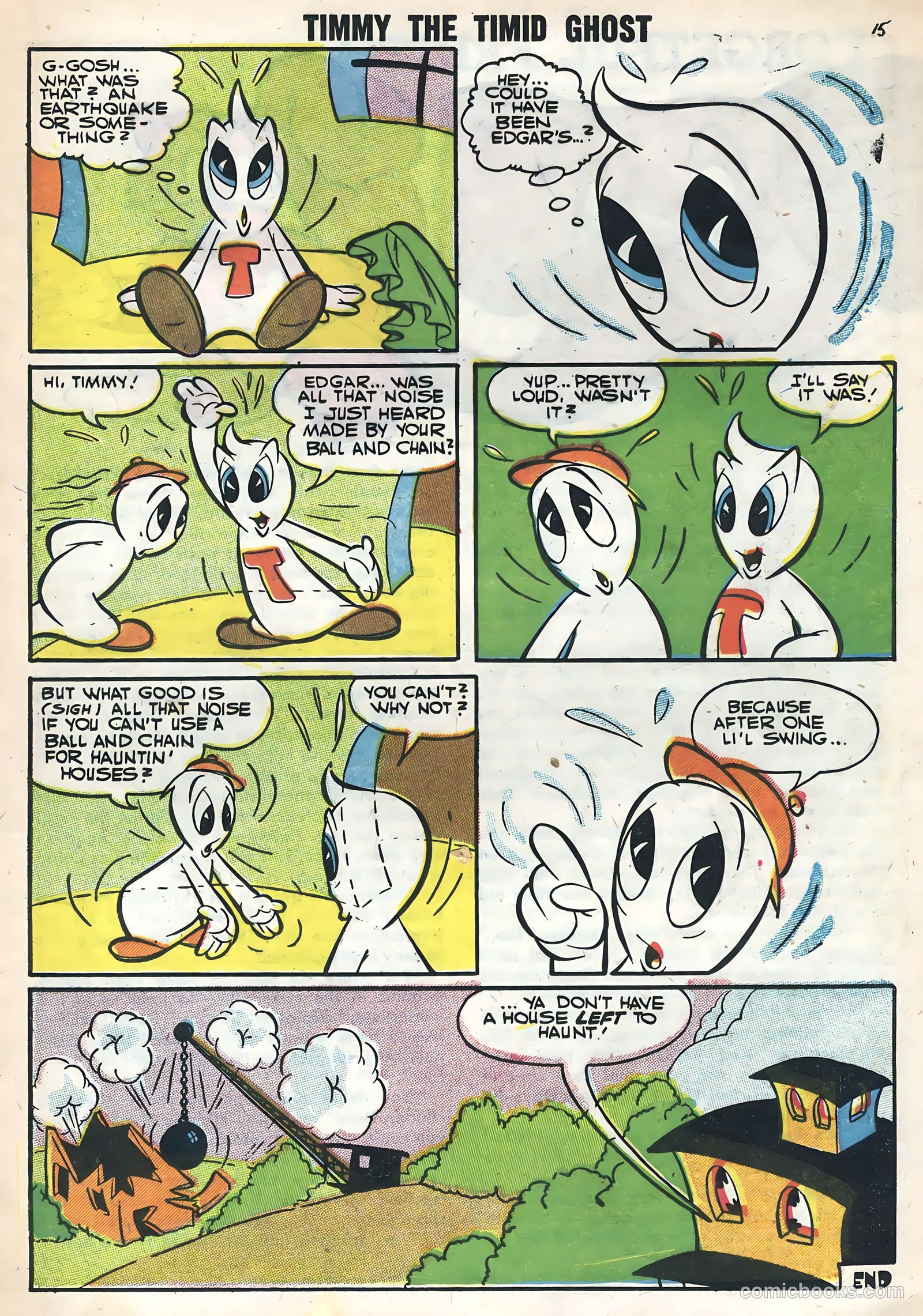 Timmy the Timid Ghost #7 (1957) — page 17 of 36