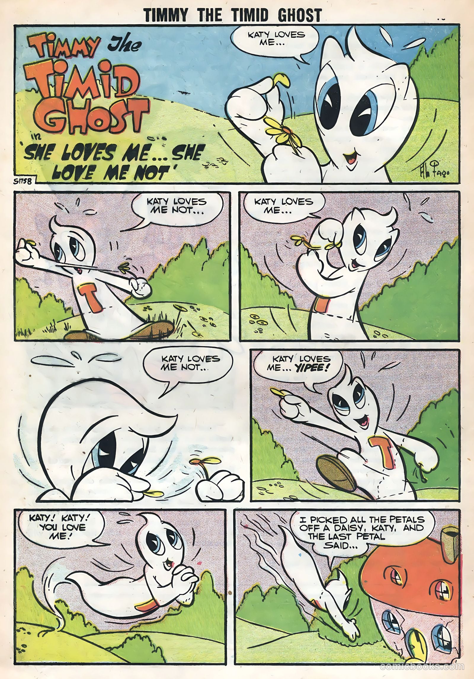 Timmy the Timid Ghost #7 (1957) — page 20 of 36