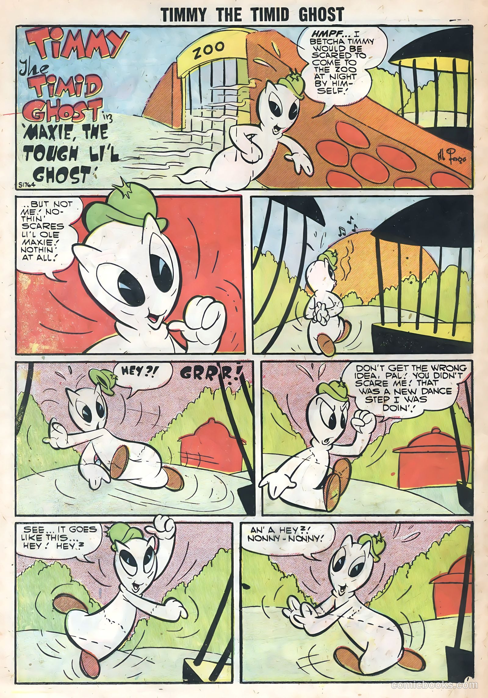 Timmy the Timid Ghost #7 (1957) — page 22 of 36