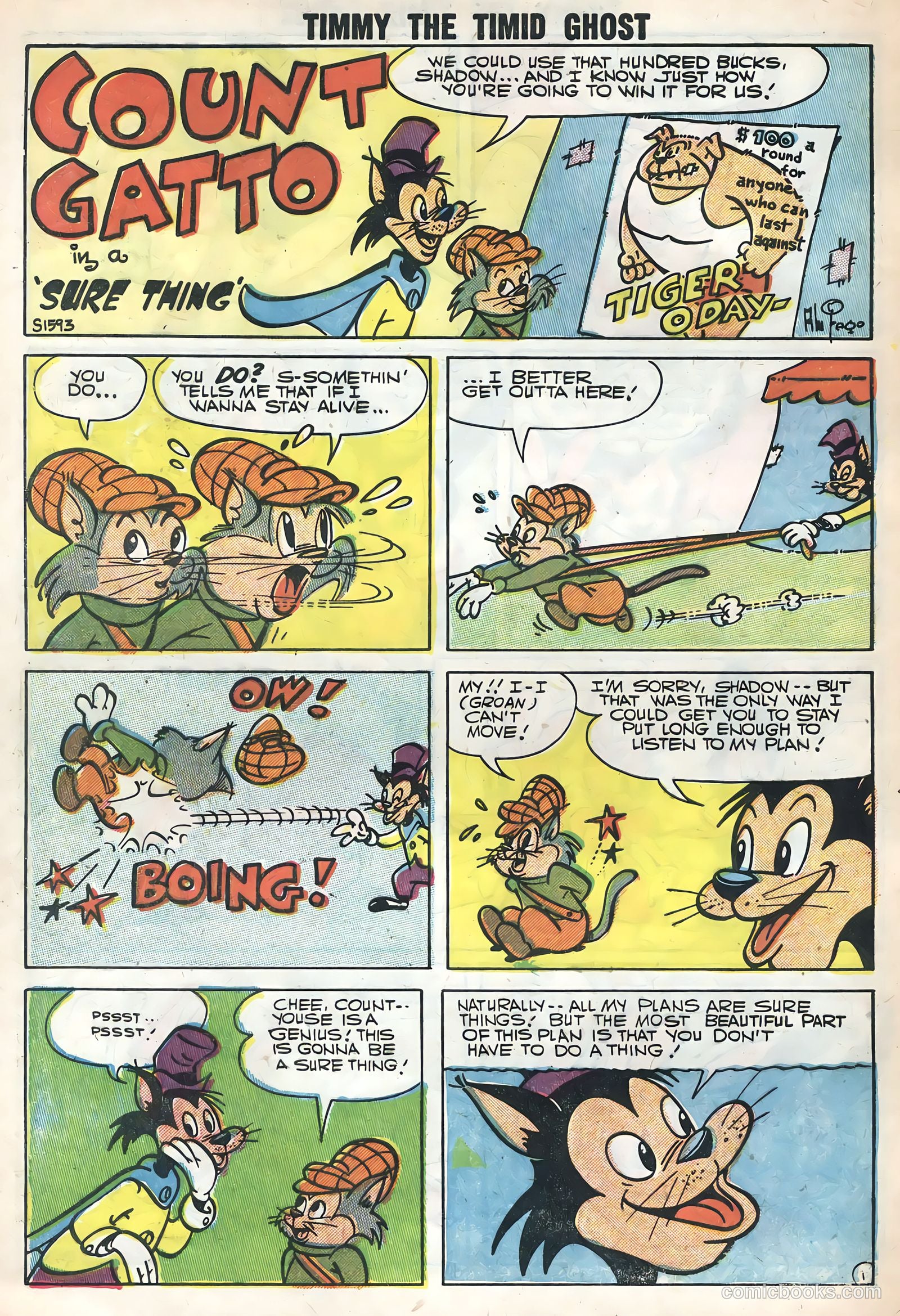 Timmy the Timid Ghost #7 (1957) — page 28 of 36