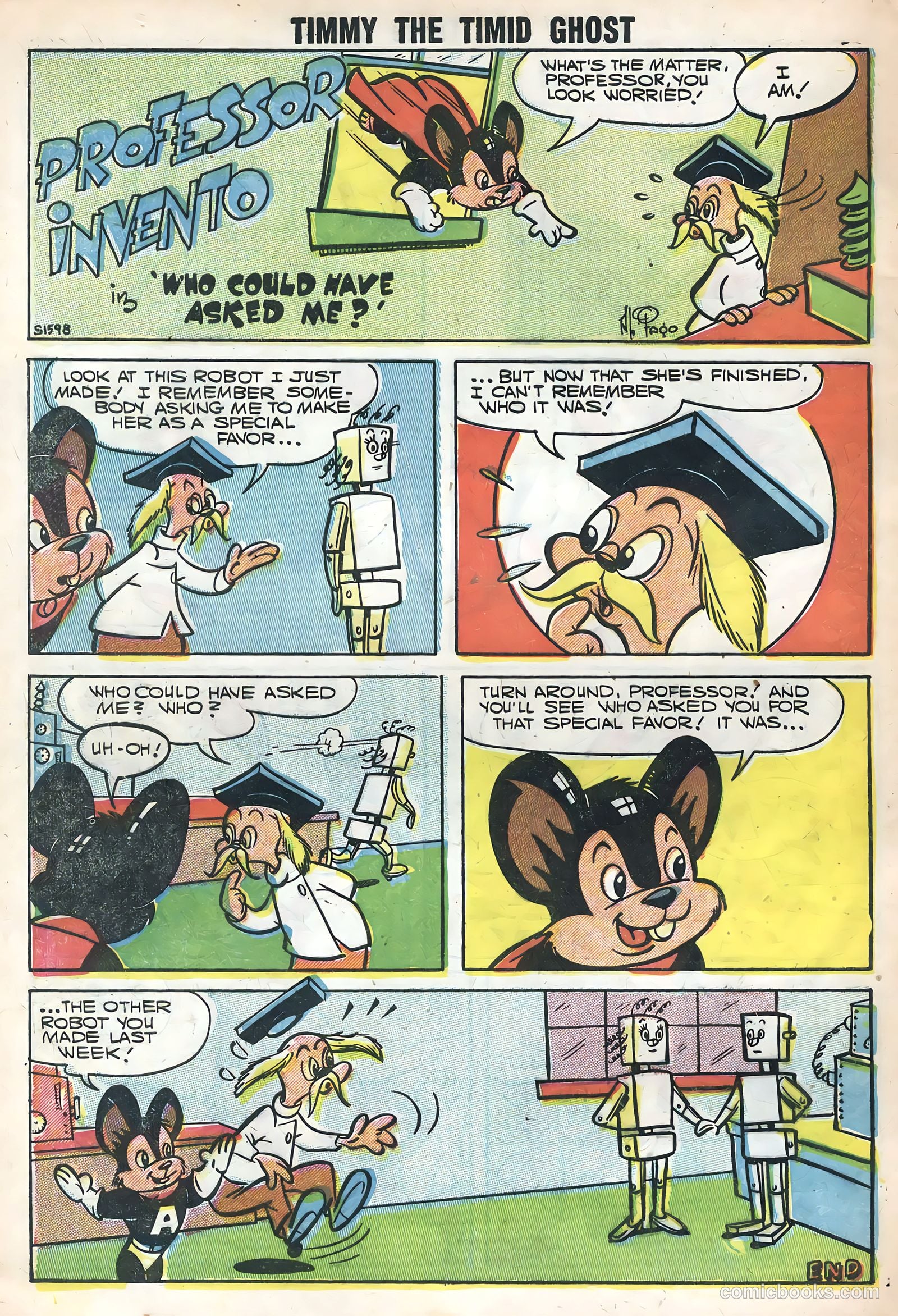 Timmy the Timid Ghost #7 (1957) — page 32 of 36