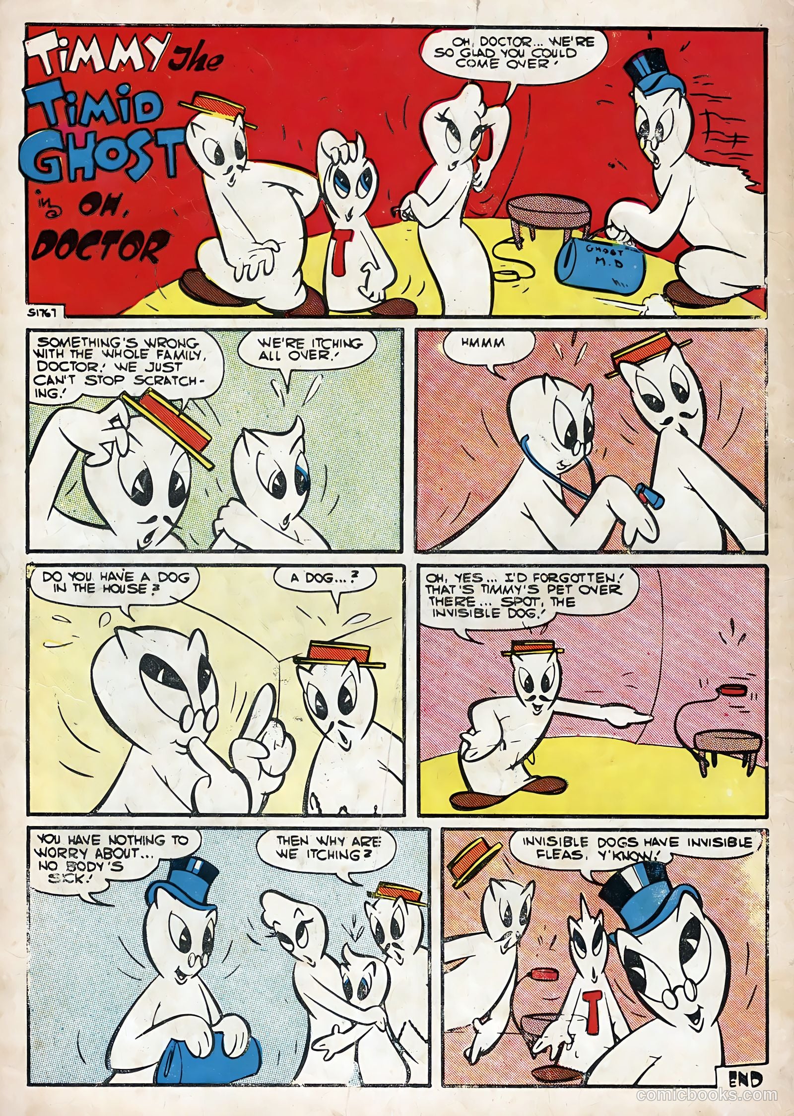 Timmy the Timid Ghost #7 (1957) — page 36 of 36
