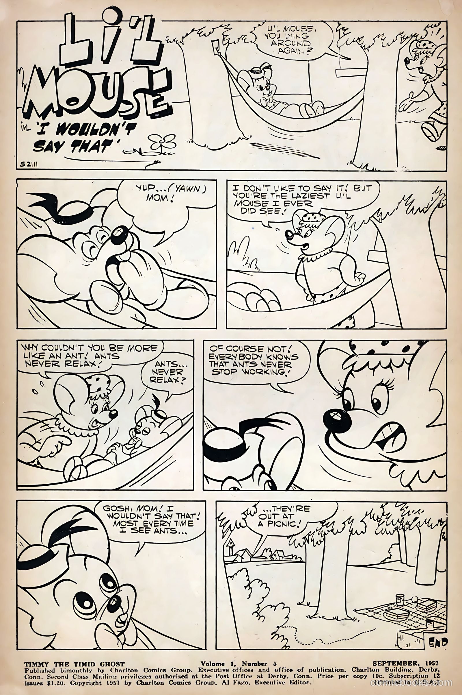 Timmy the Timid Ghost #8 (1957) — page 2 of 36