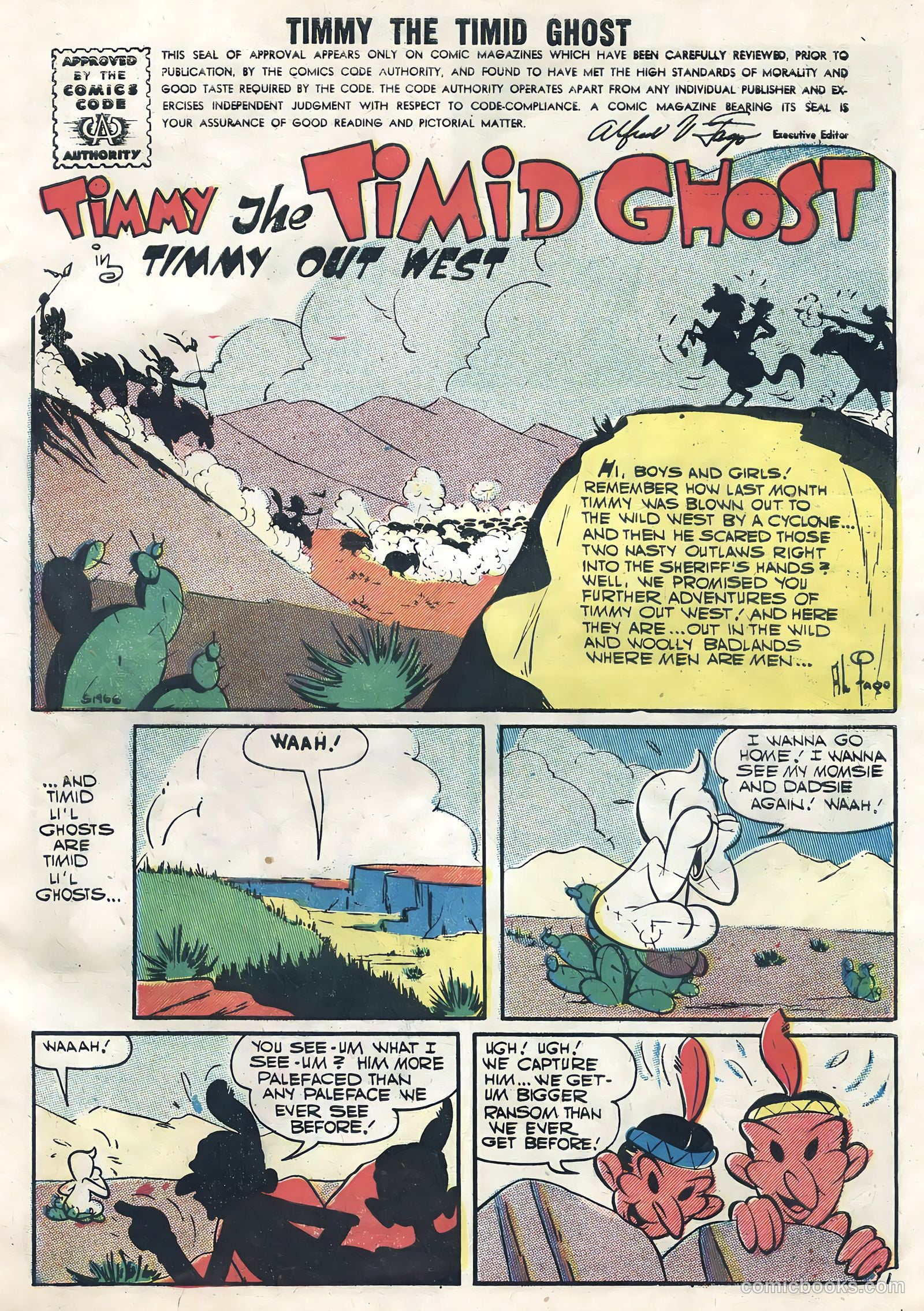 Timmy the Timid Ghost #8 (1957) — page 3 of 36