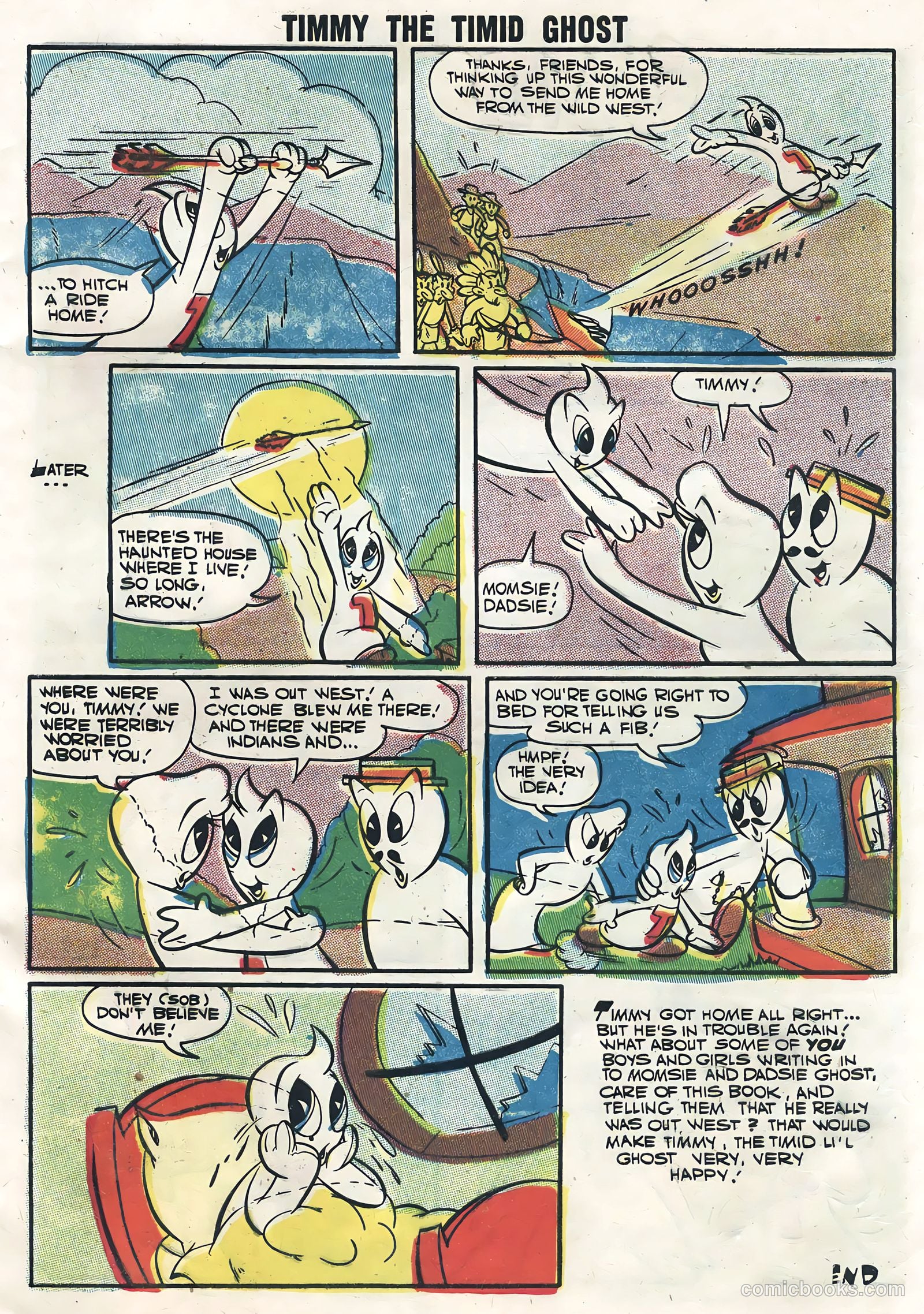Timmy the Timid Ghost #8 (1957) — page 9 of 36