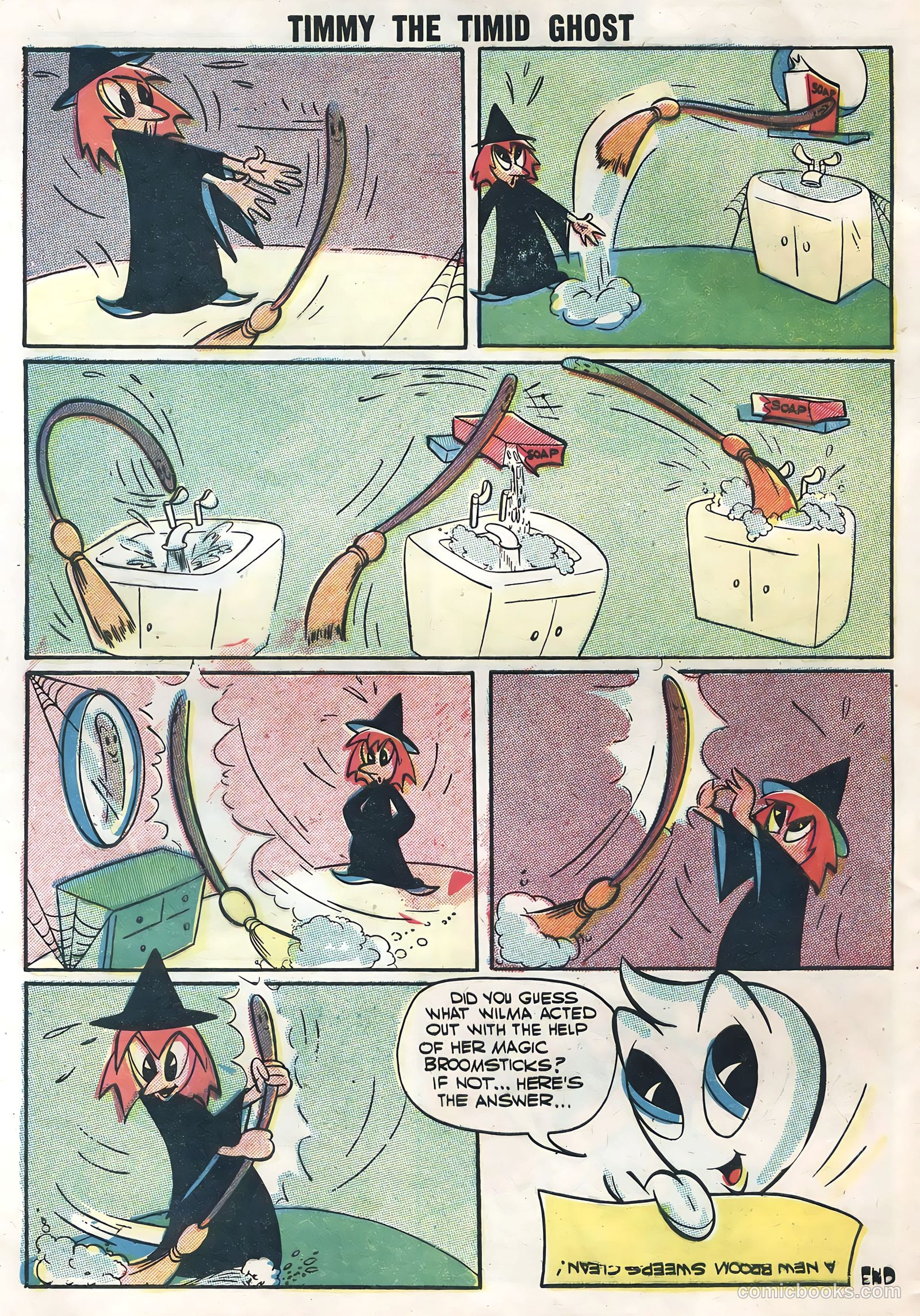 Timmy the Timid Ghost #8 (1957) — page 32 of 36