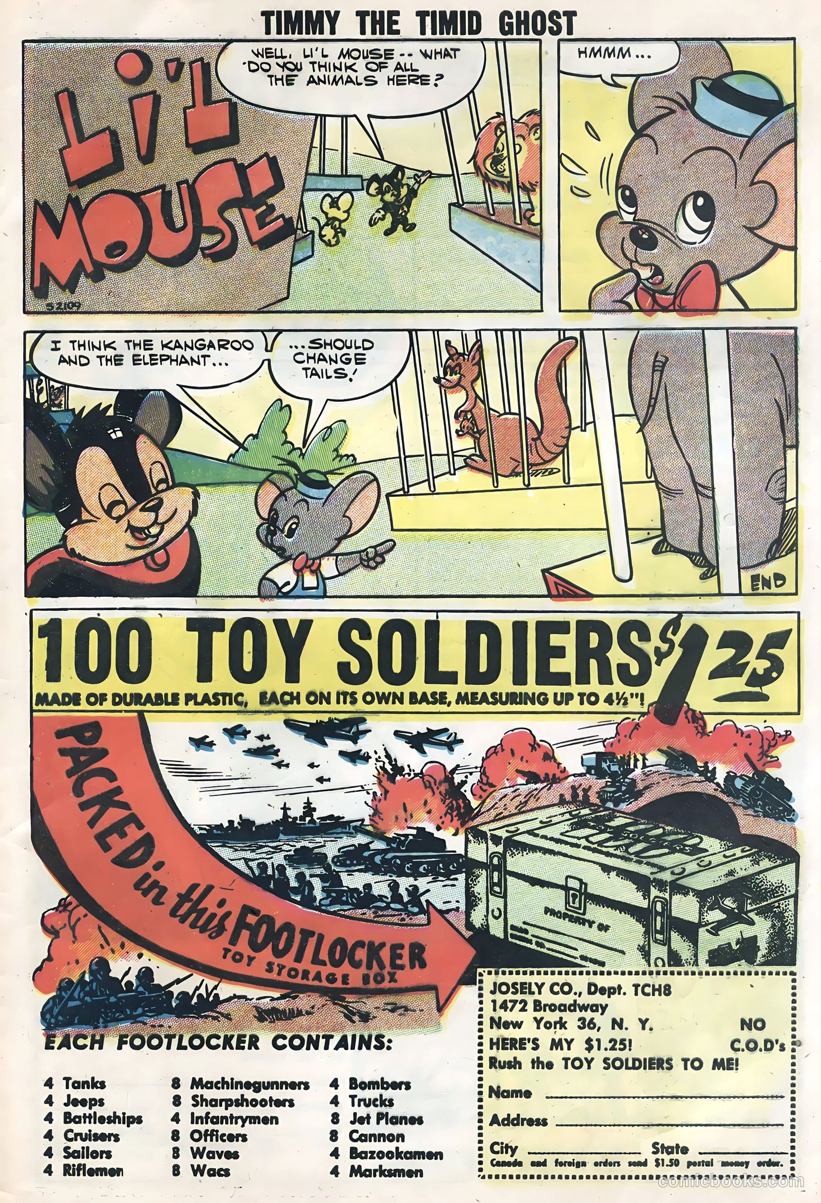 Timmy the Timid Ghost #8 (1957) — page 33 of 36