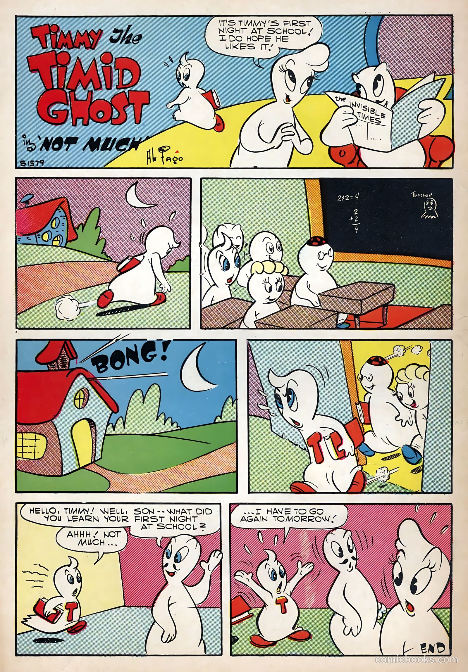 Timmy the Timid Ghost #8 (1957) — page 36 of 36