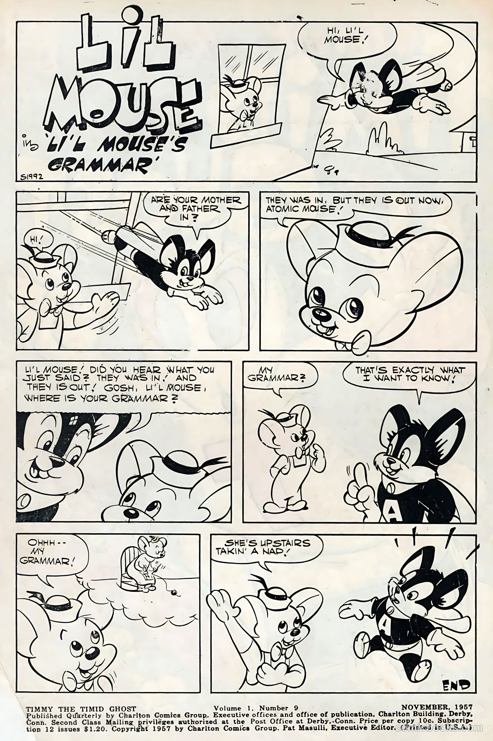 Timmy the Timid Ghost #9 (1957) — page 2 of 36