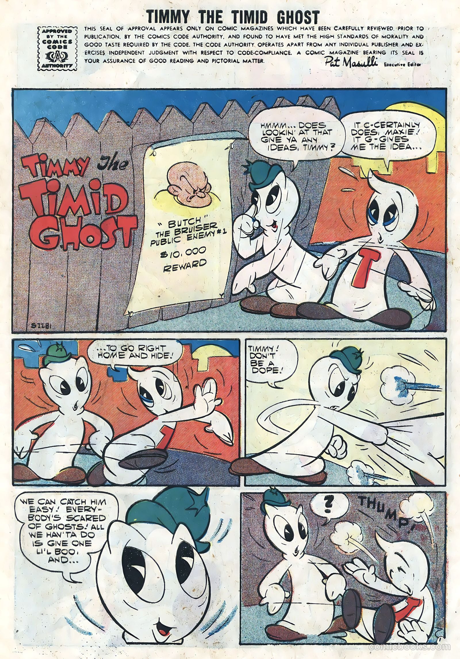 Timmy the Timid Ghost #9 (1957) — page 3 of 36