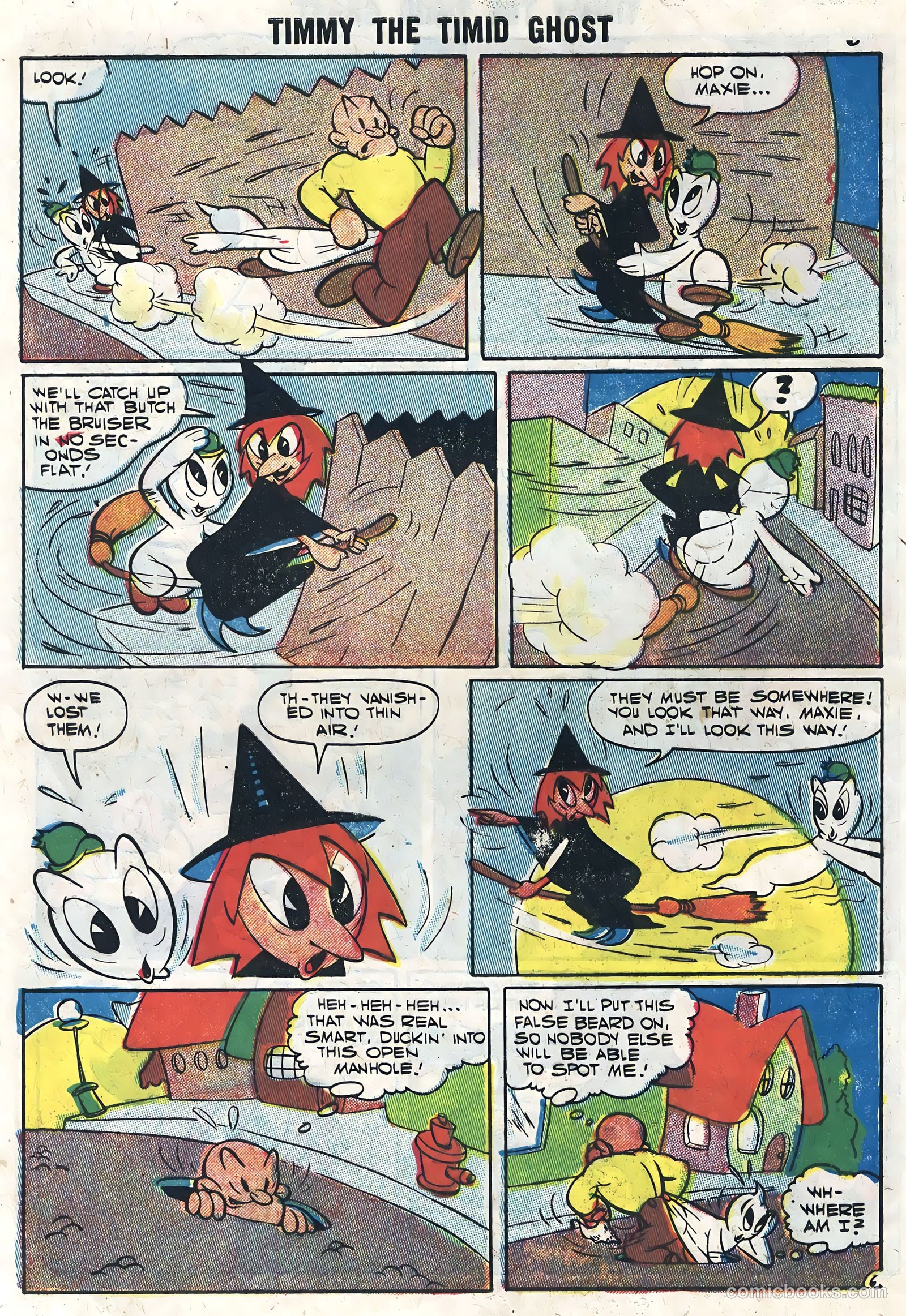Timmy the Timid Ghost #9 (1957) — page 8 of 36