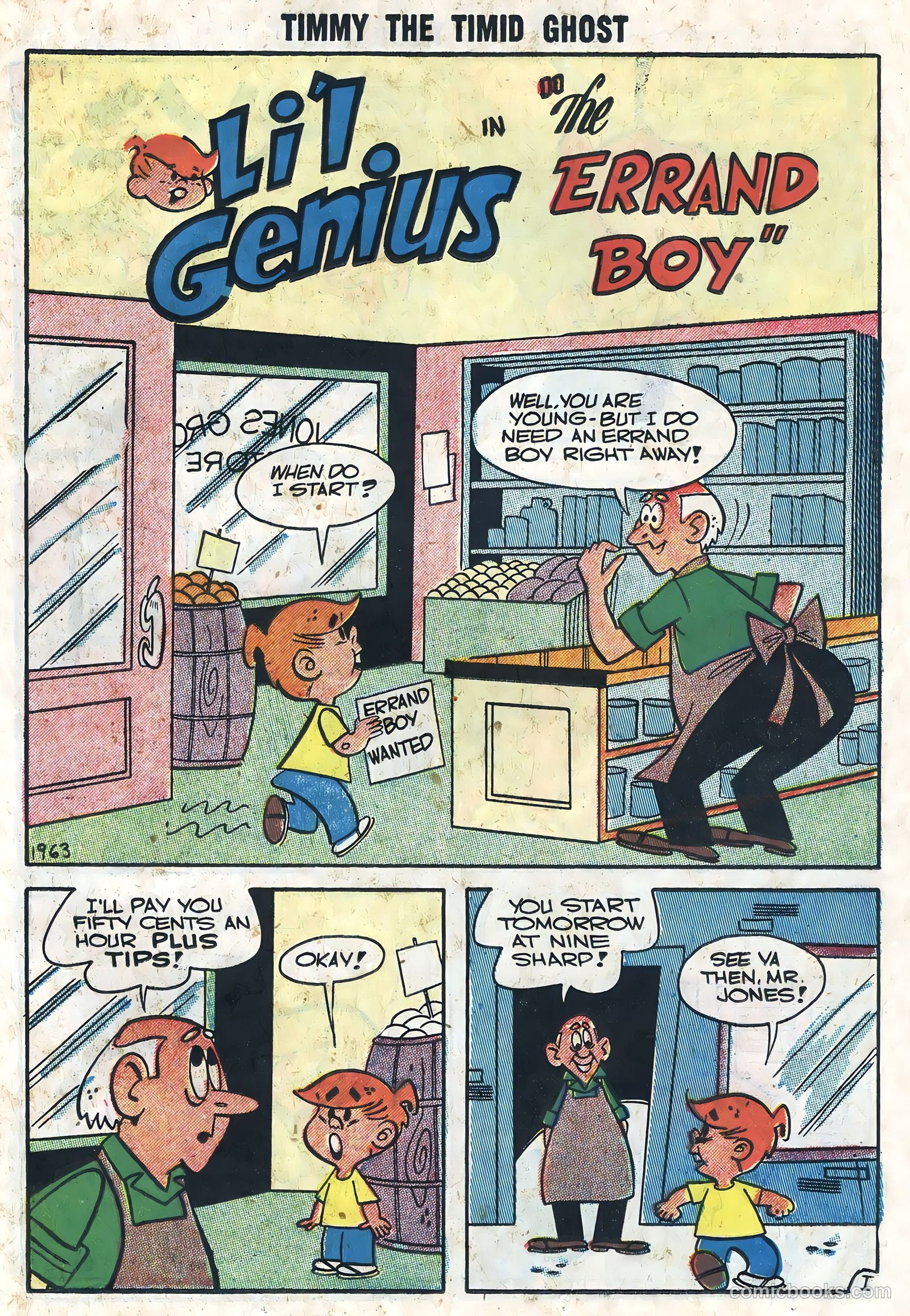 Timmy the Timid Ghost #9 (1957) — page 11 of 36