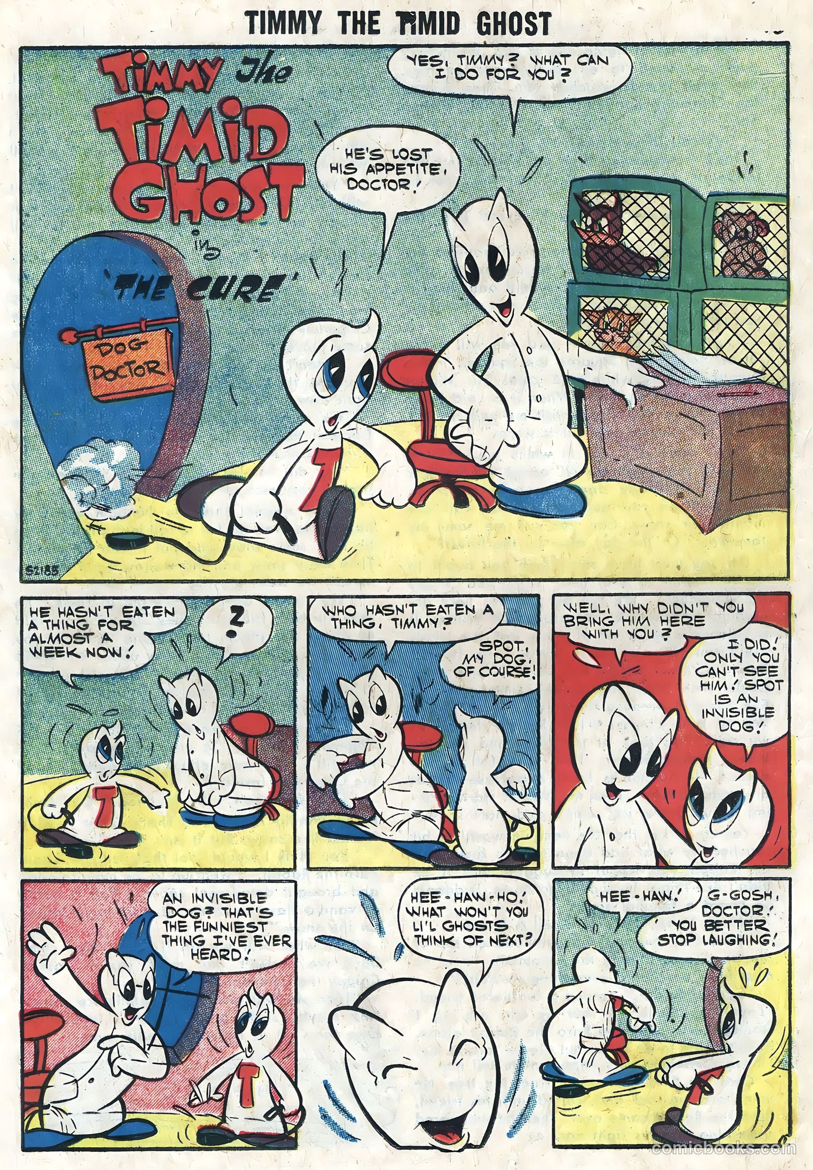 Timmy the Timid Ghost #9 (1957) — page 18 of 36