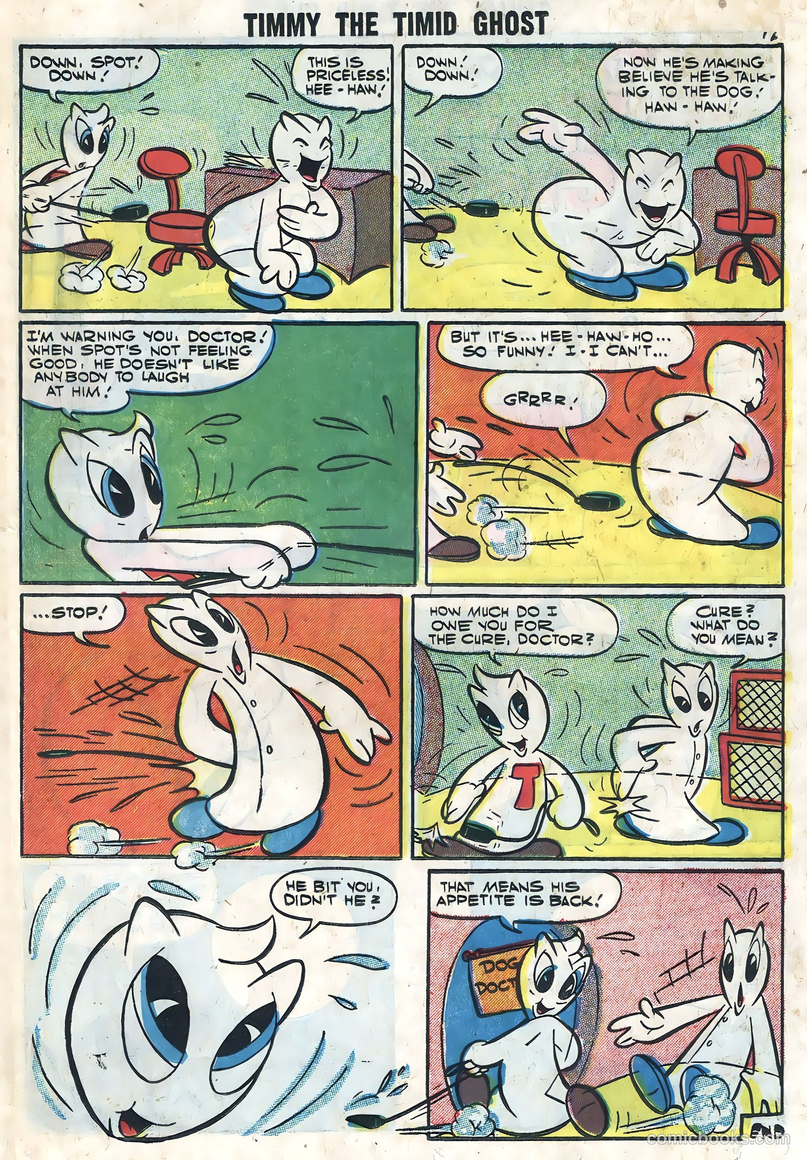 Timmy the Timid Ghost #9 (1957) — page 19 of 36