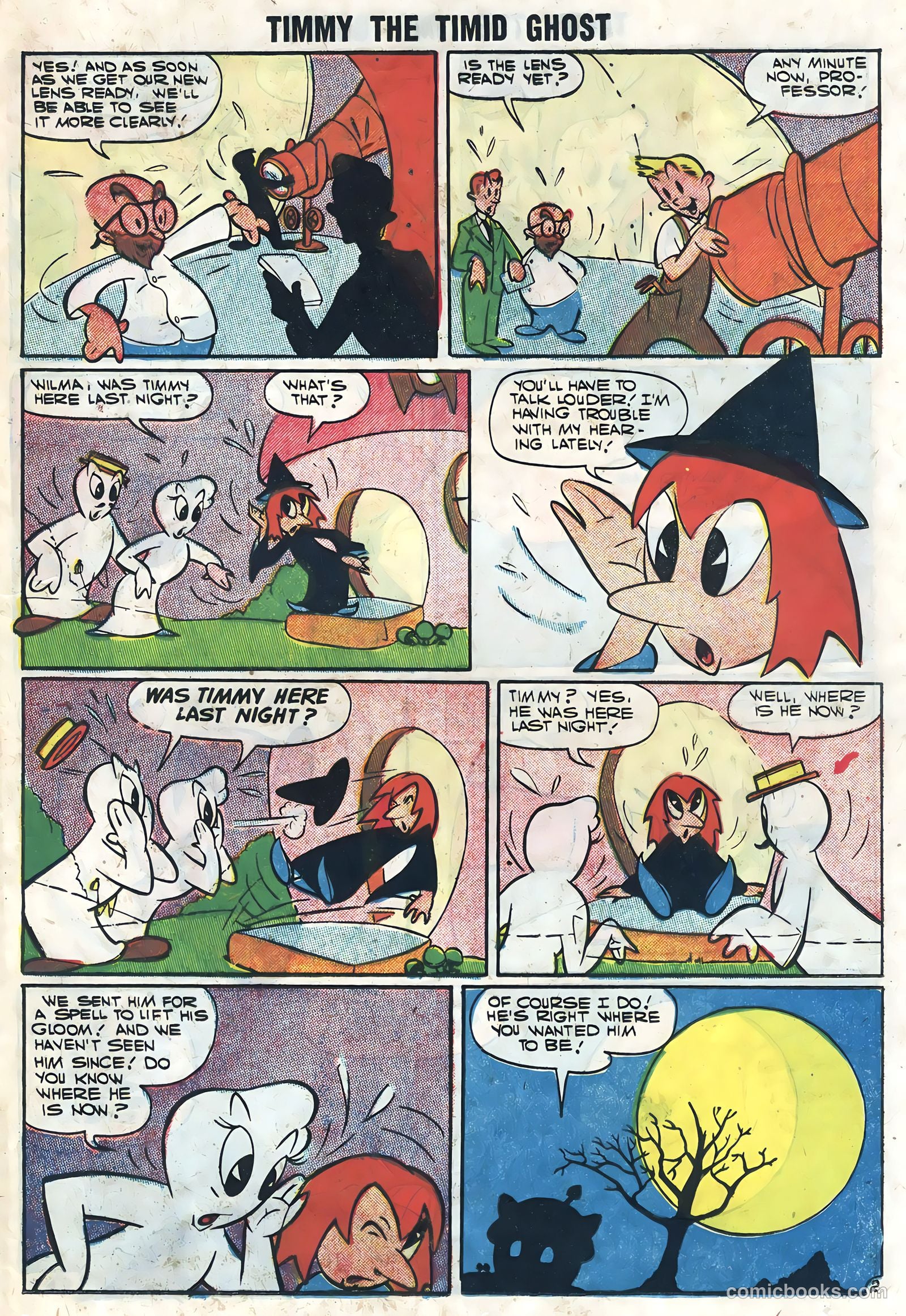 Timmy the Timid Ghost #9 (1957) — page 21 of 36