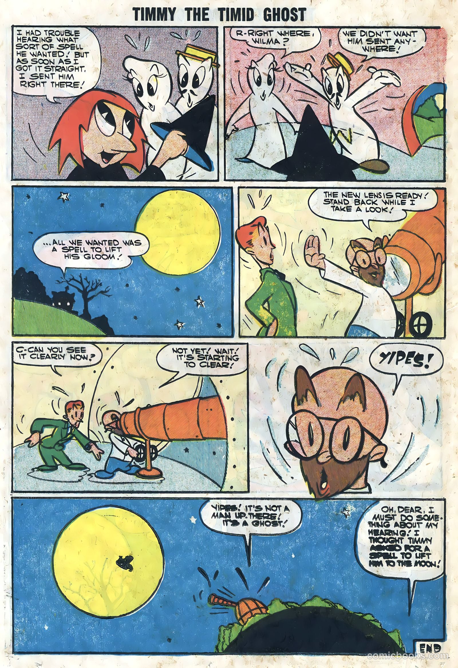 Timmy the Timid Ghost #9 (1957) — page 22 of 36