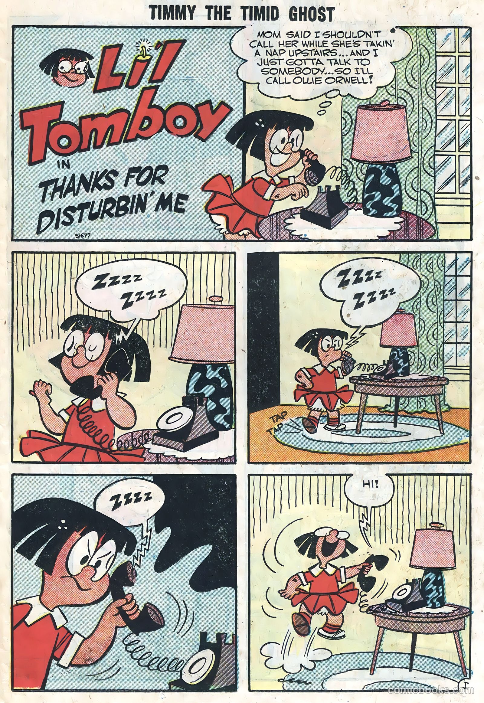 Timmy the Timid Ghost #9 (1957) — page 23 of 36