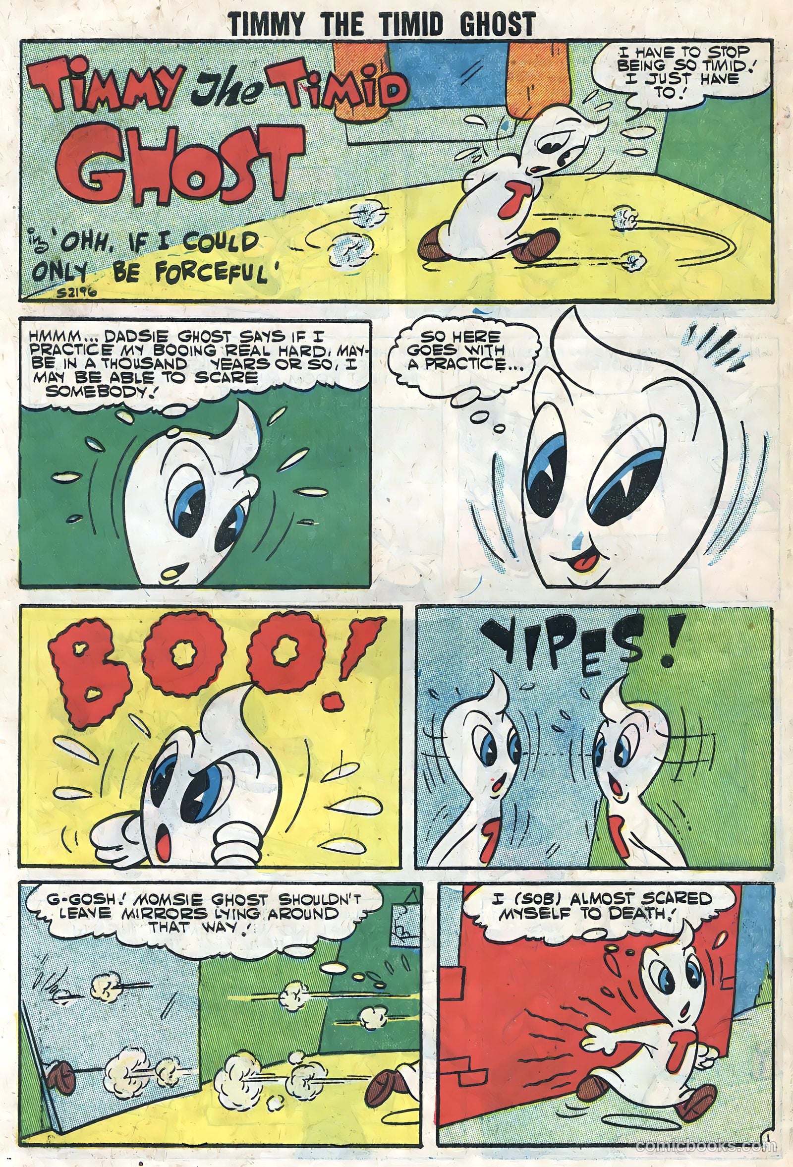 Timmy the Timid Ghost #9 (1957) — page 30 of 36
