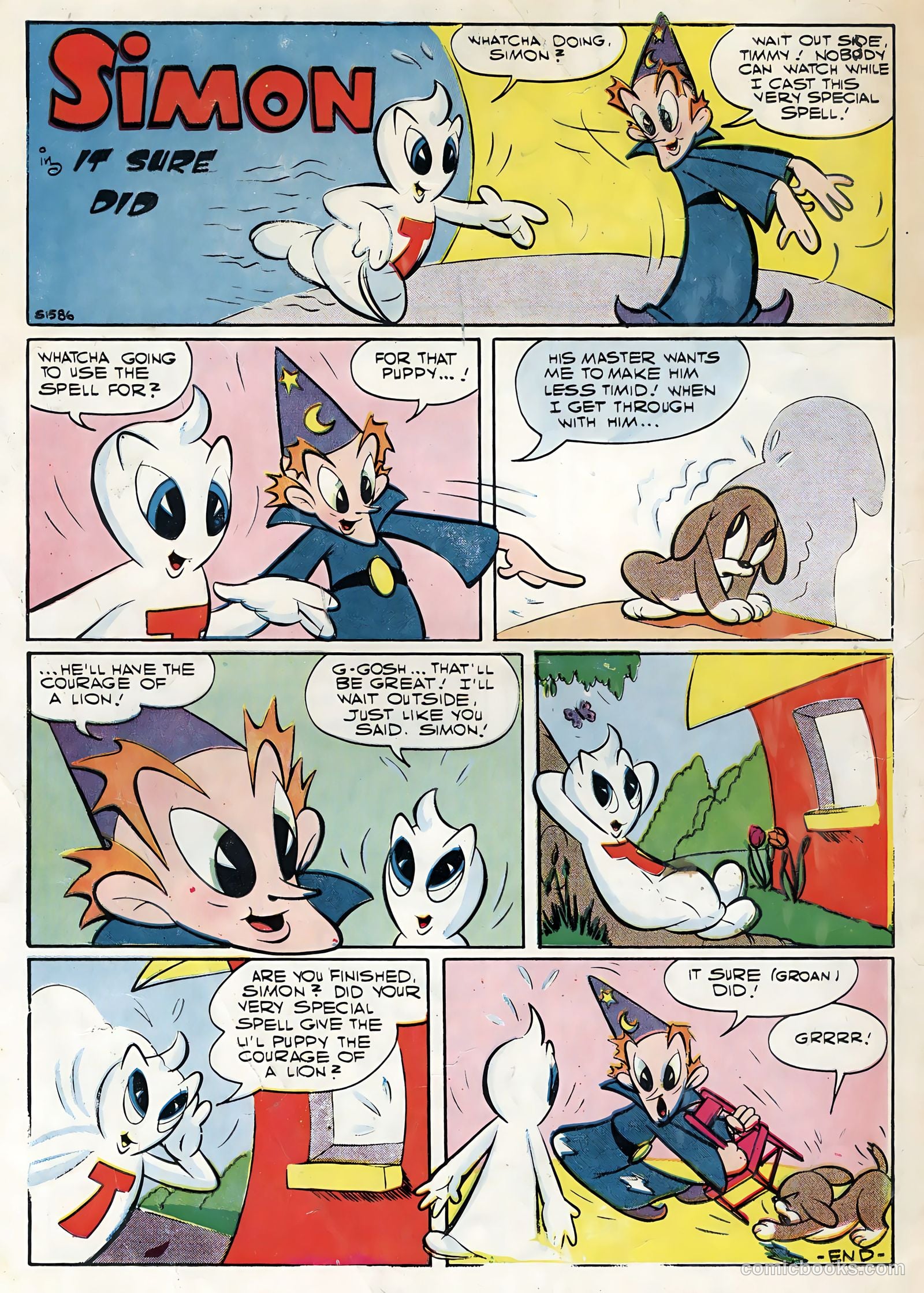 Timmy the Timid Ghost #9 (1957) — page 36 of 36