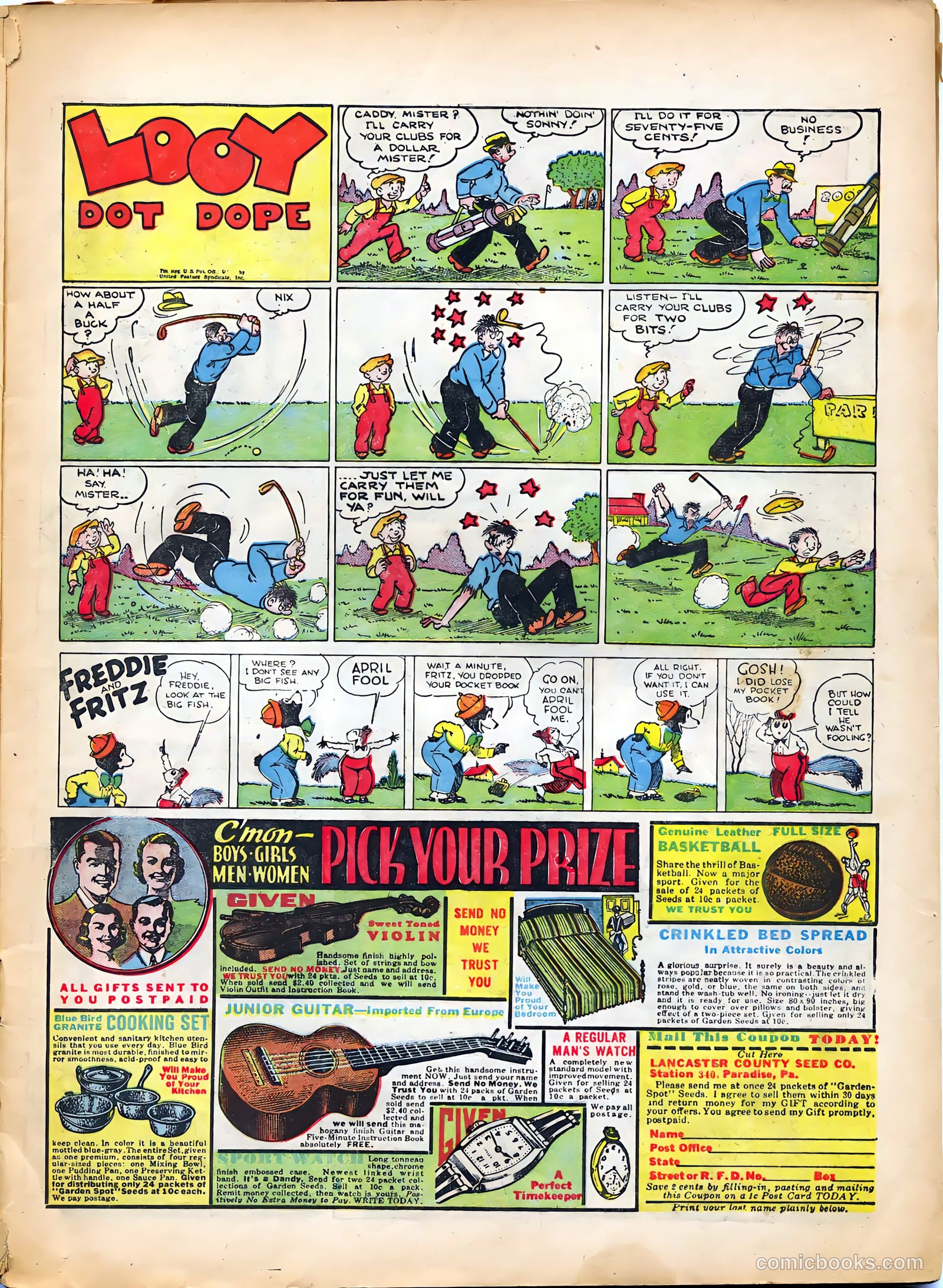 Tip Topper Comics #10 (1951) — page 9 of 58