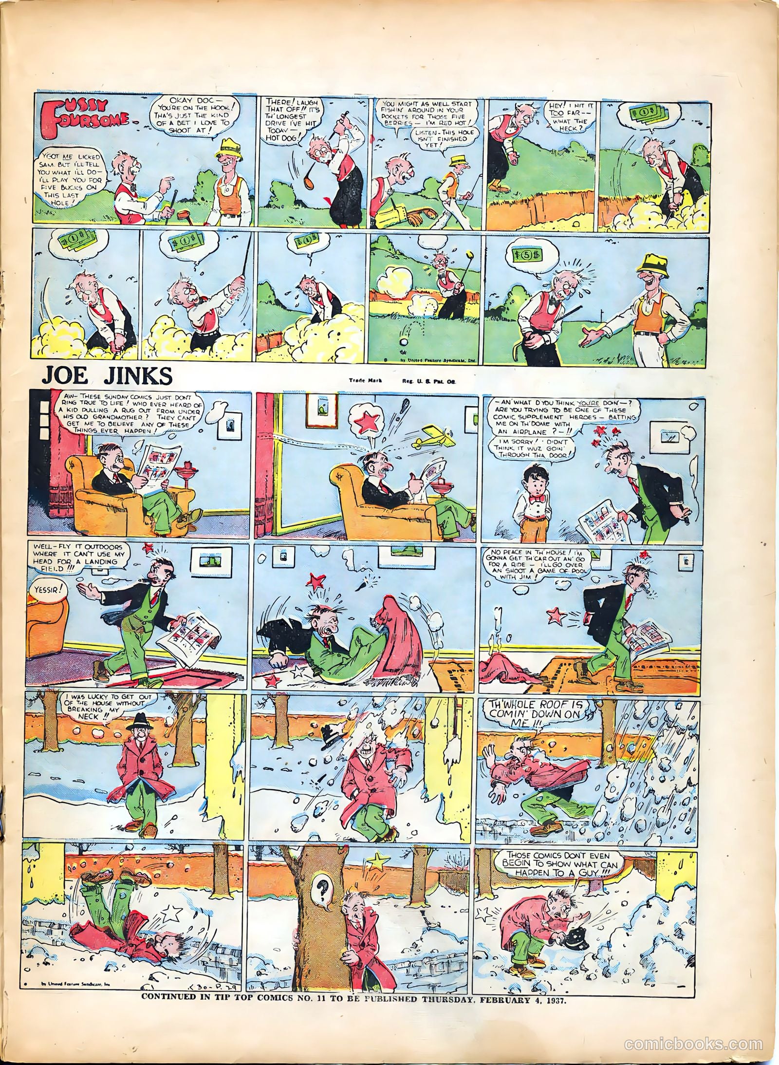 Tip Topper Comics #10 (1951) — page 22 of 58