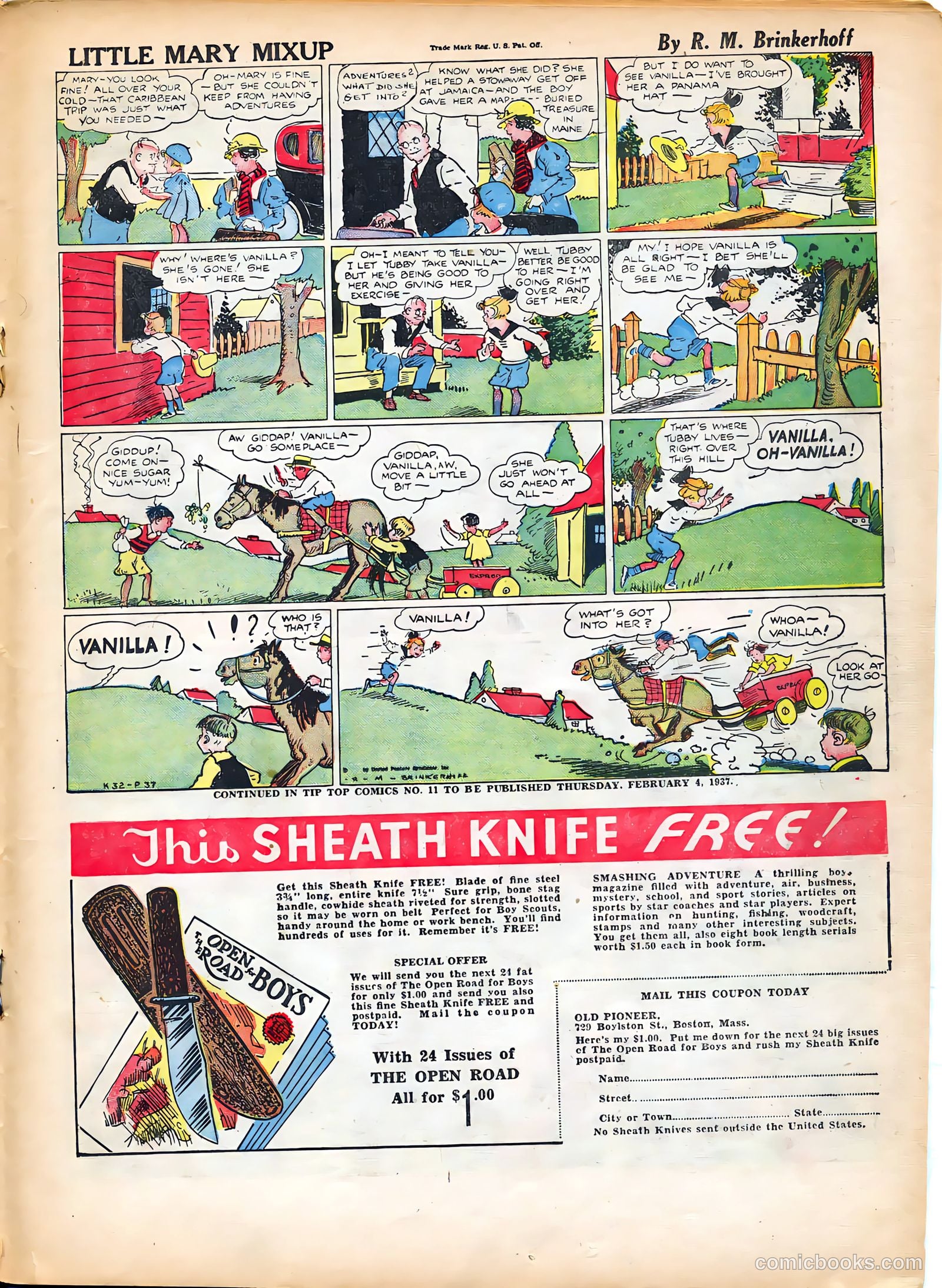 Tip Topper Comics #10 (1951) — page 29 of 58