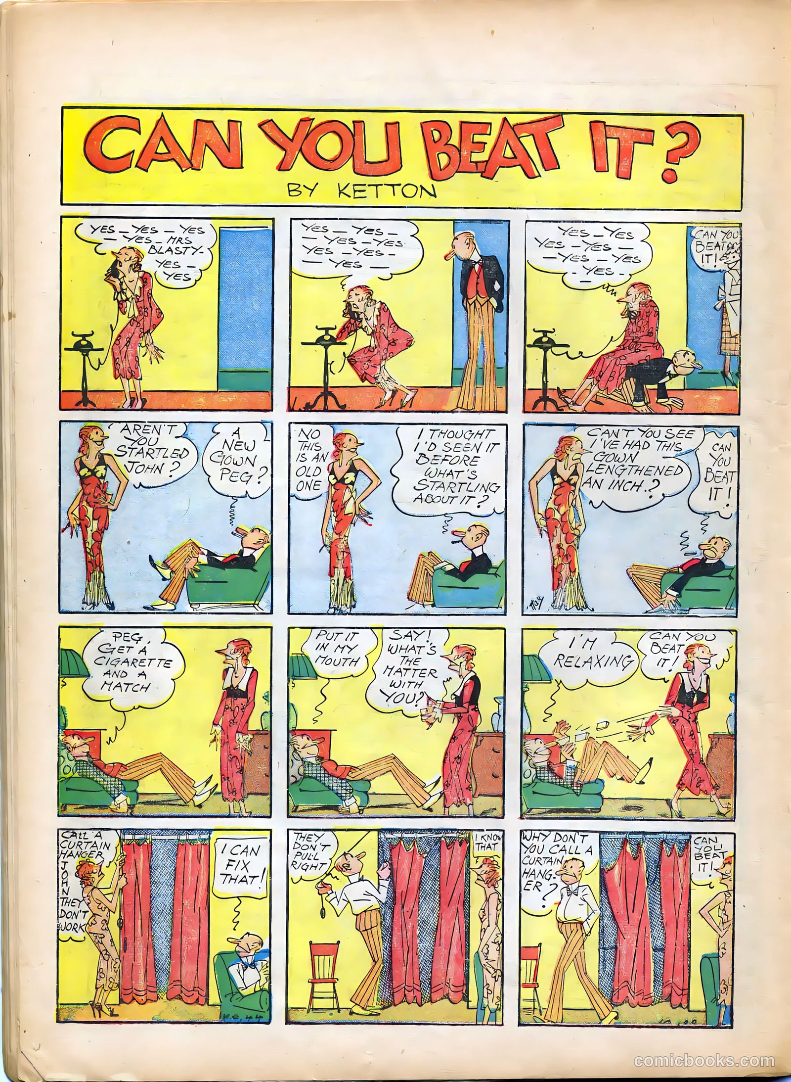 Tip Topper Comics #10 (1951) — page 36 of 58