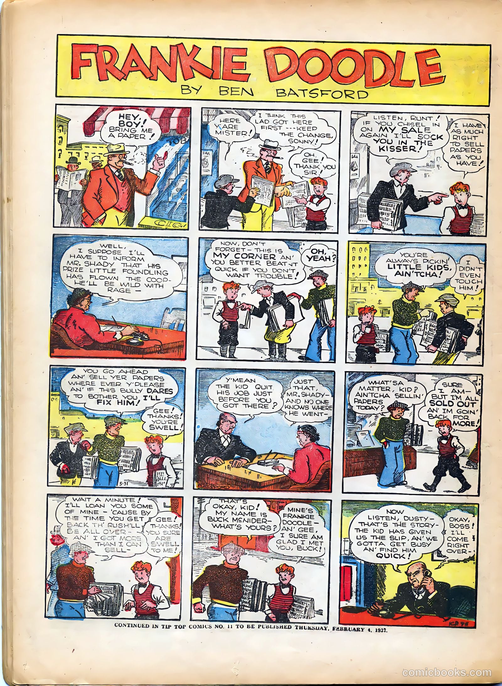 Tip Topper Comics #10 (1951) — page 38 of 58