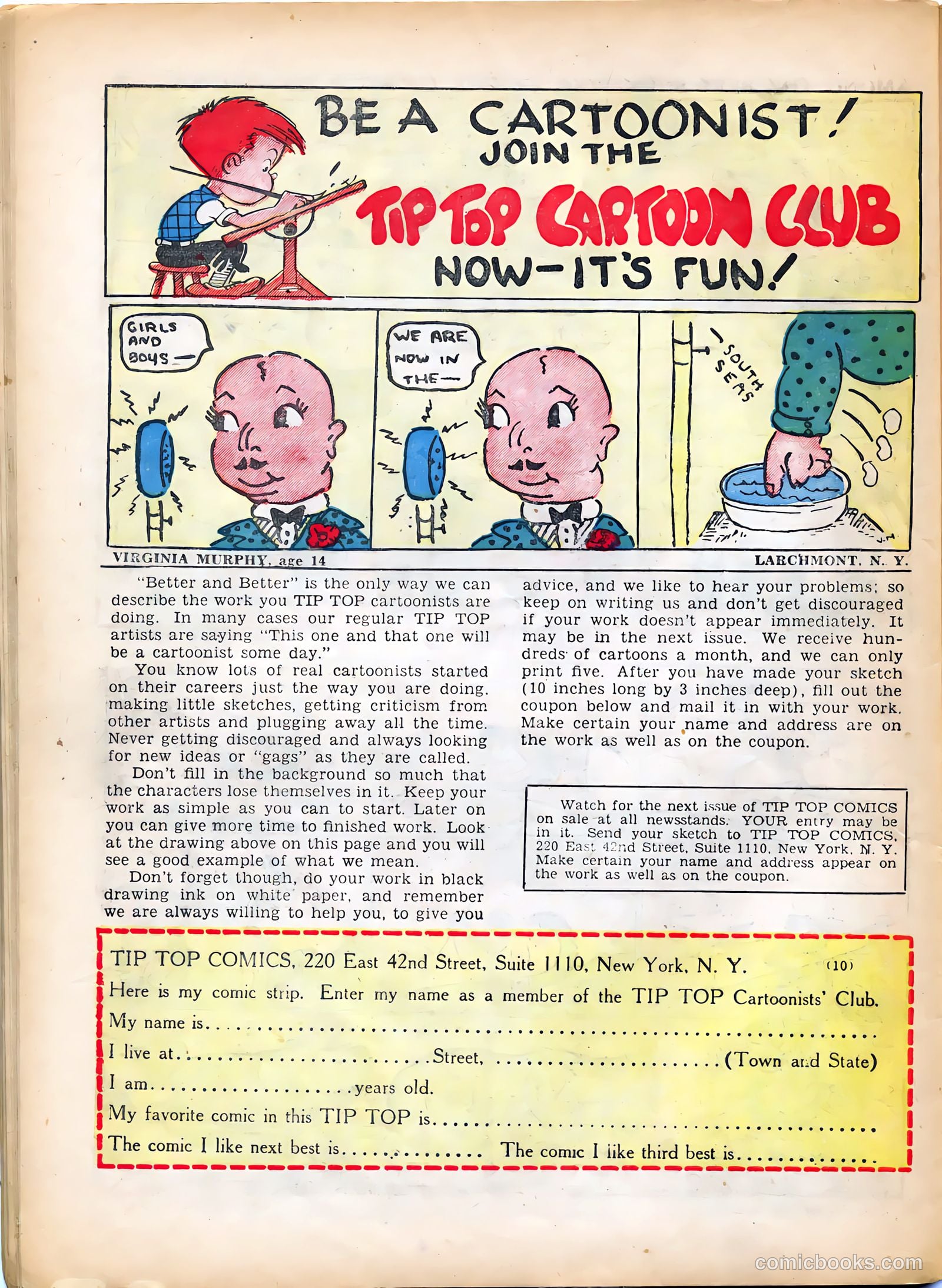 Tip Topper Comics #10 (1951) — page 42 of 58