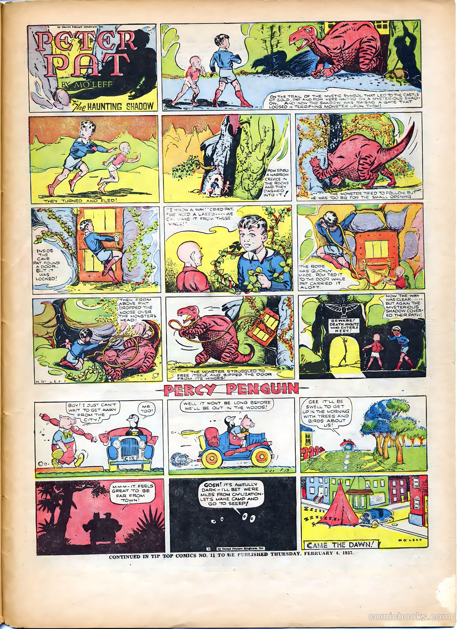 Tip Topper Comics #10 (1951) — page 45 of 58
