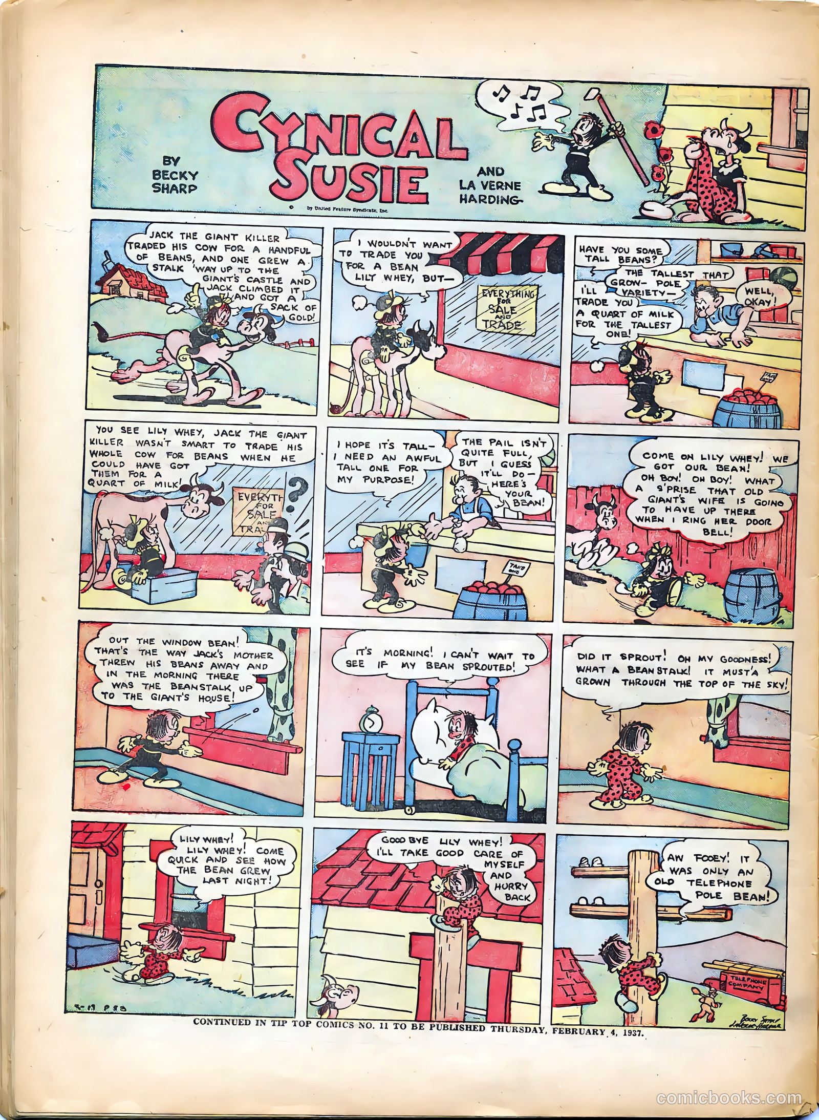 Tip Topper Comics #10 (1951) — page 50 of 58