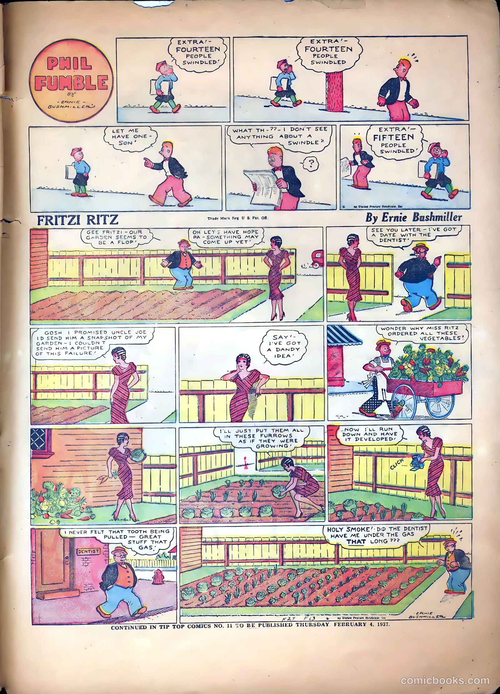 Tip Topper Comics #10 (1951) — page 55 of 58