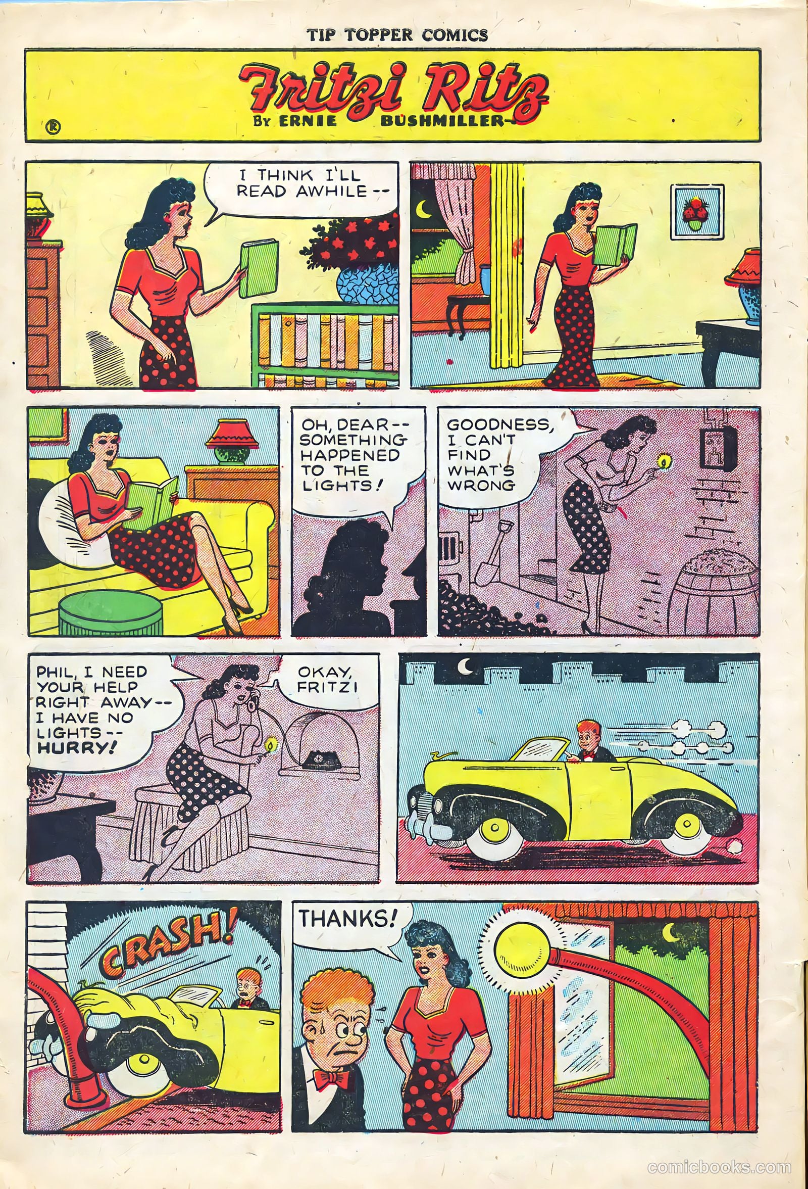 Tip Topper Comics #11 (1951) — page 4 of 30