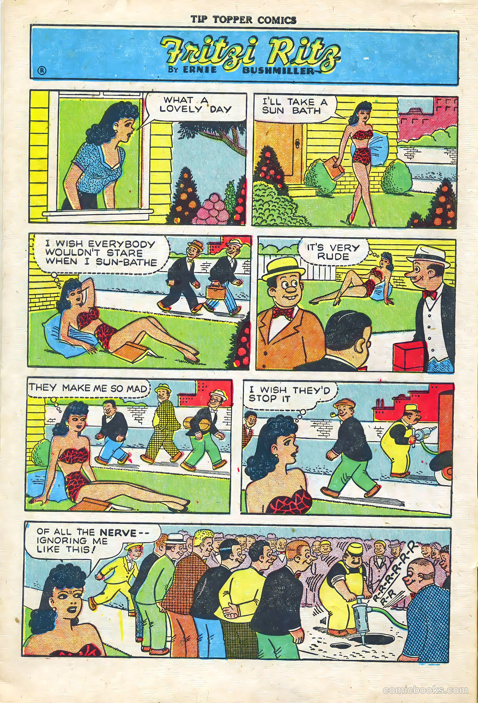Tip Topper Comics #11 (1951) — page 6 of 30
