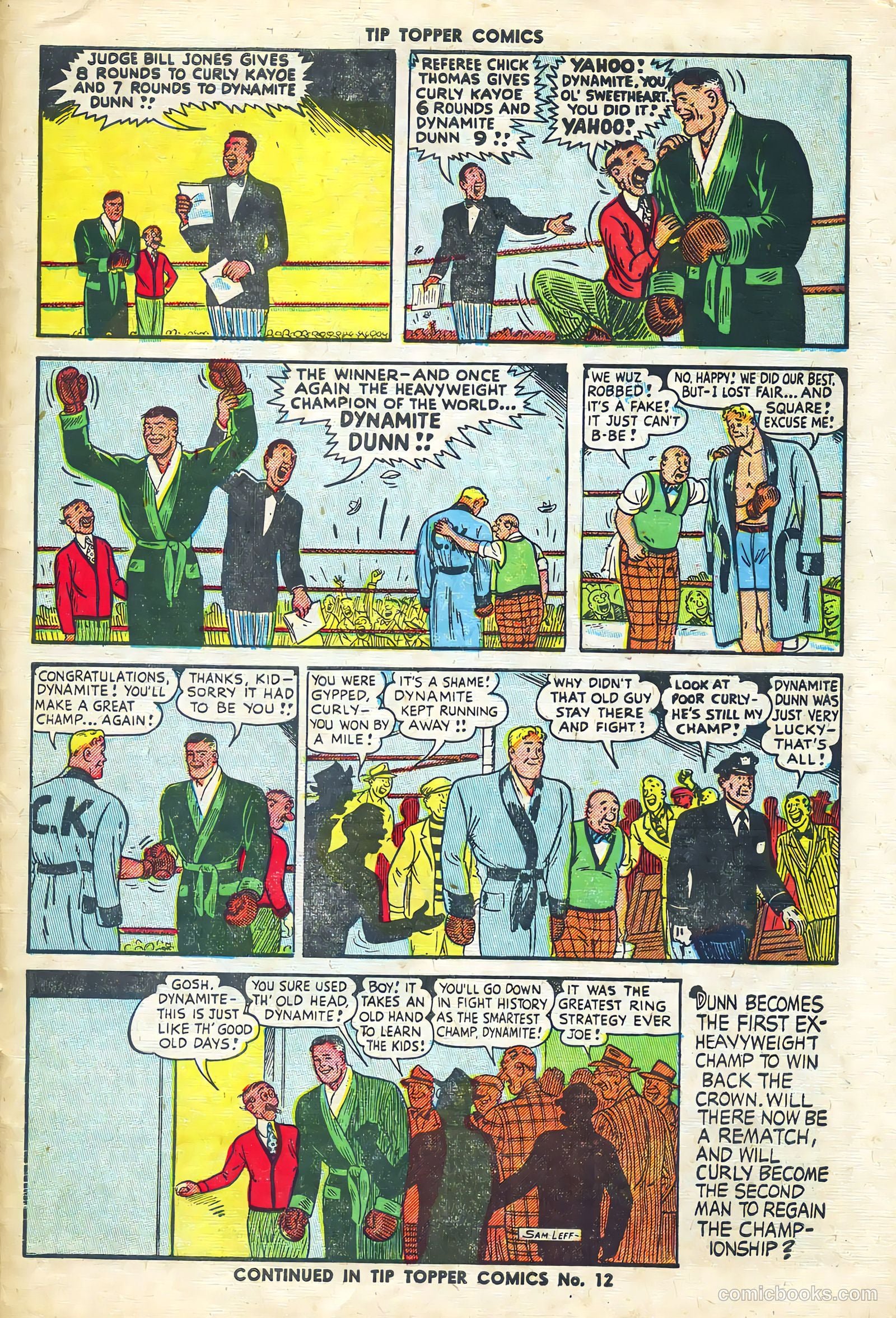 Tip Topper Comics #11 (1951) — page 21 of 30