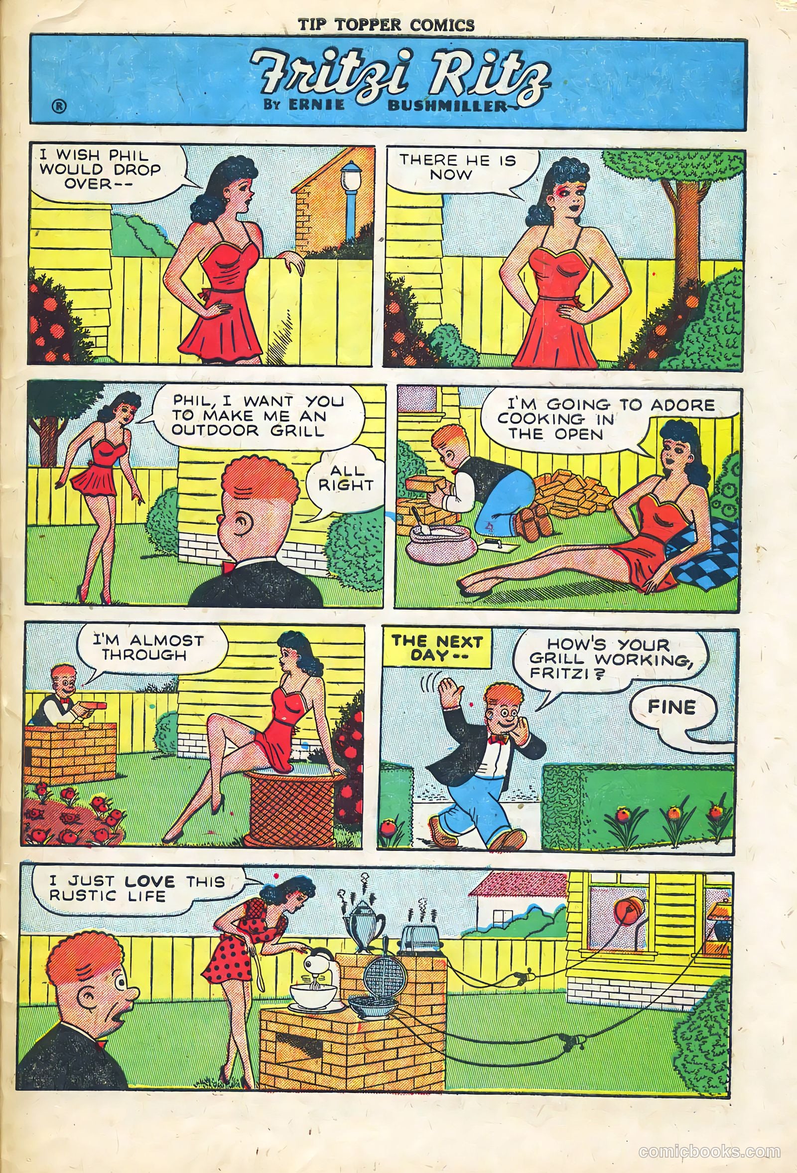 Tip Topper Comics #11 (1951) — page 23 of 30