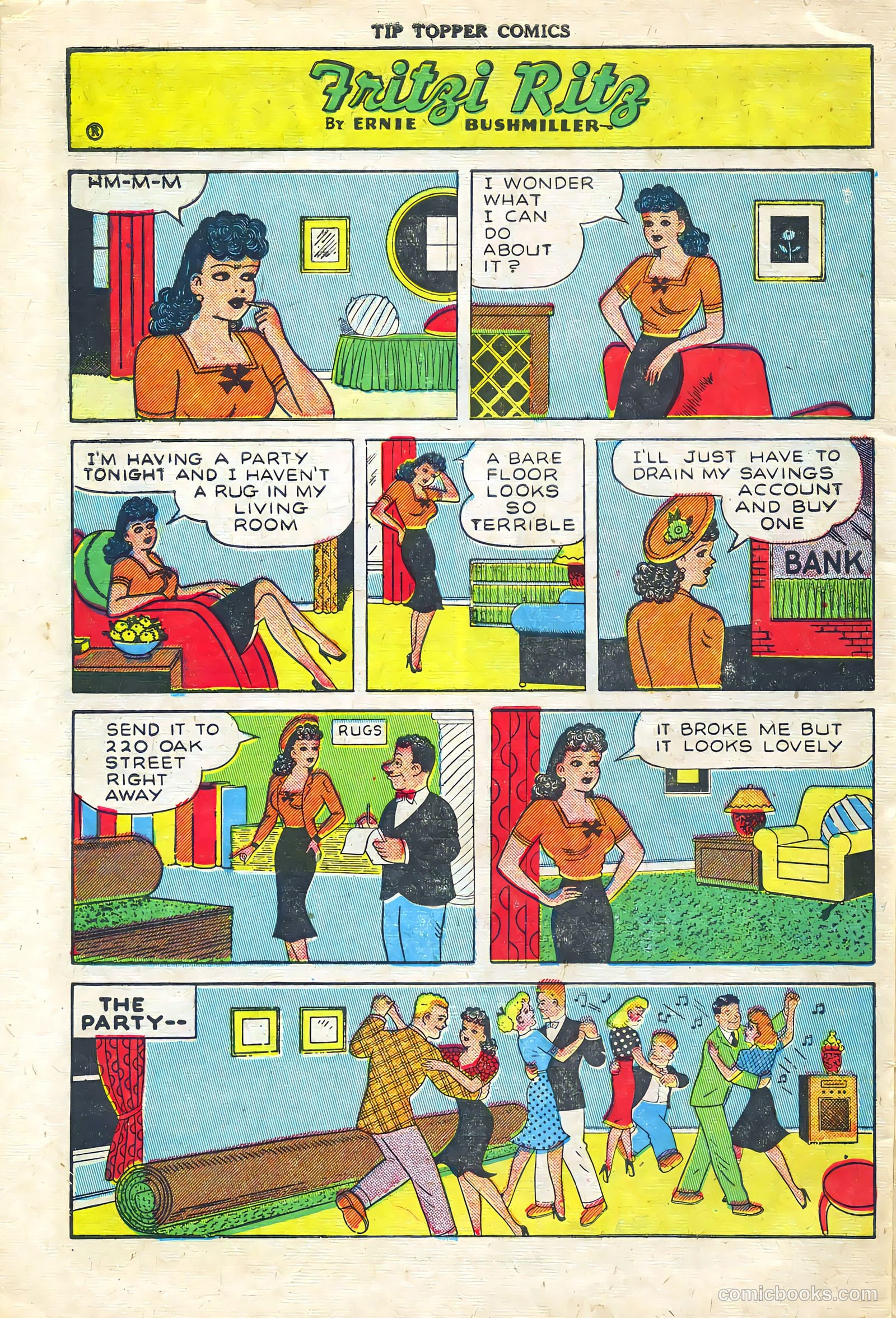 Tip Topper Comics #11 (1951) — page 24 of 30