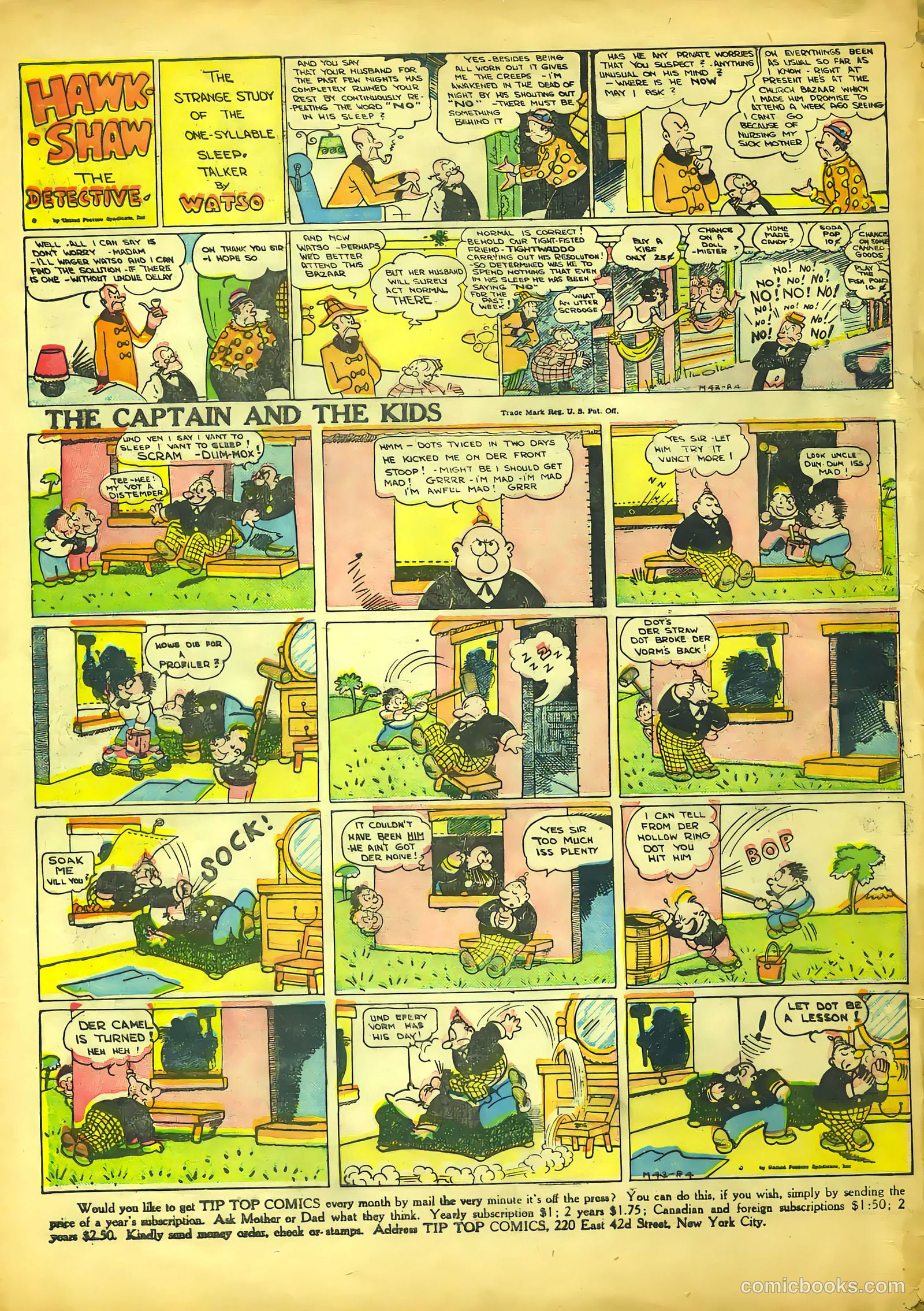Tip Topper Comics #12 (1951) — page 5 of 54