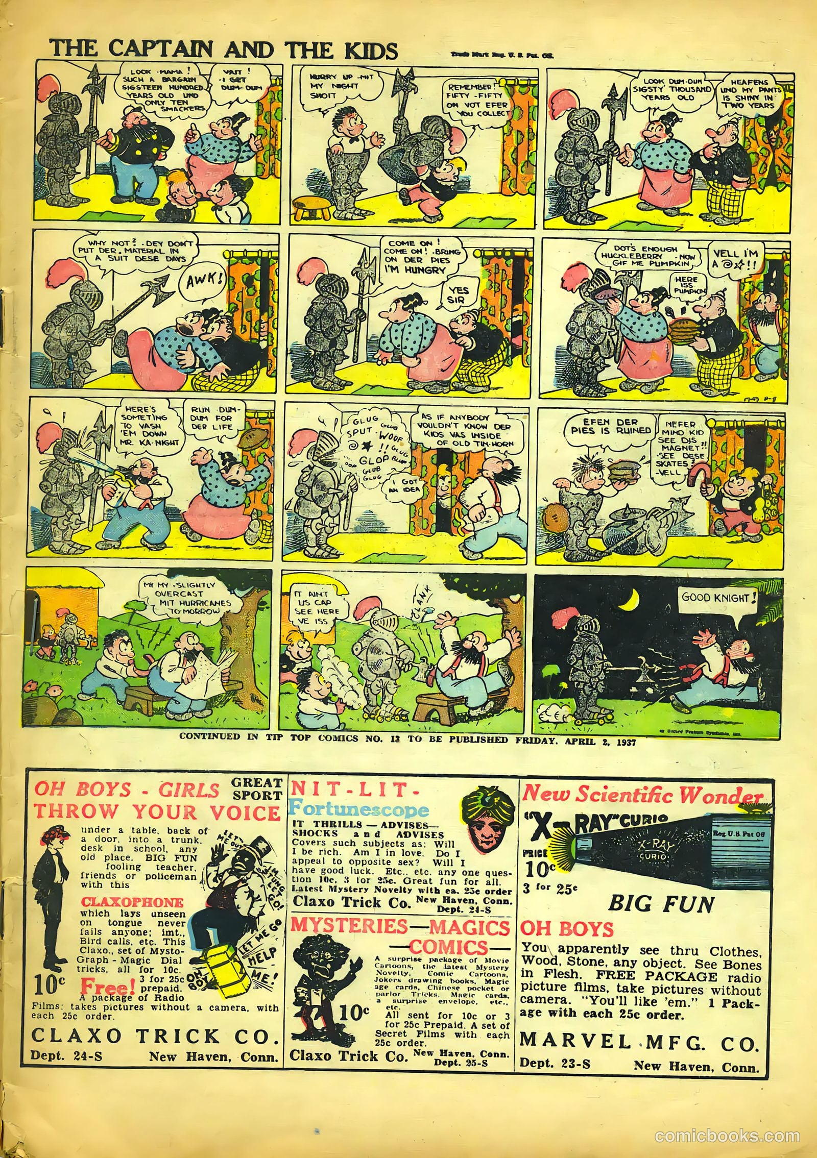 Tip Topper Comics #12 (1951) — page 6 of 54