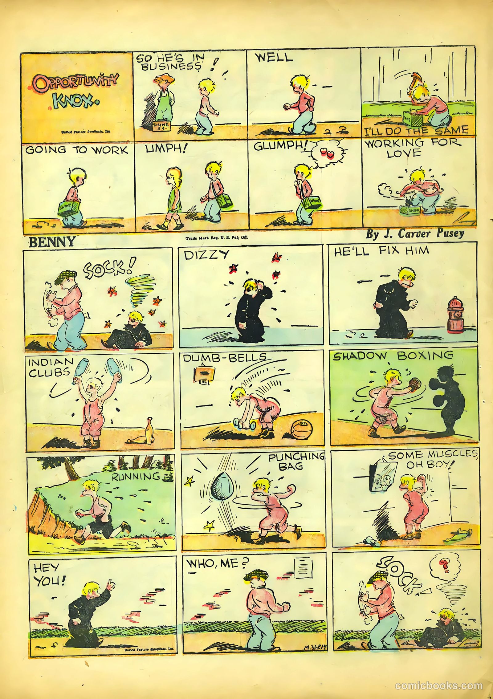 Tip Topper Comics #12 (1951) — page 15 of 54