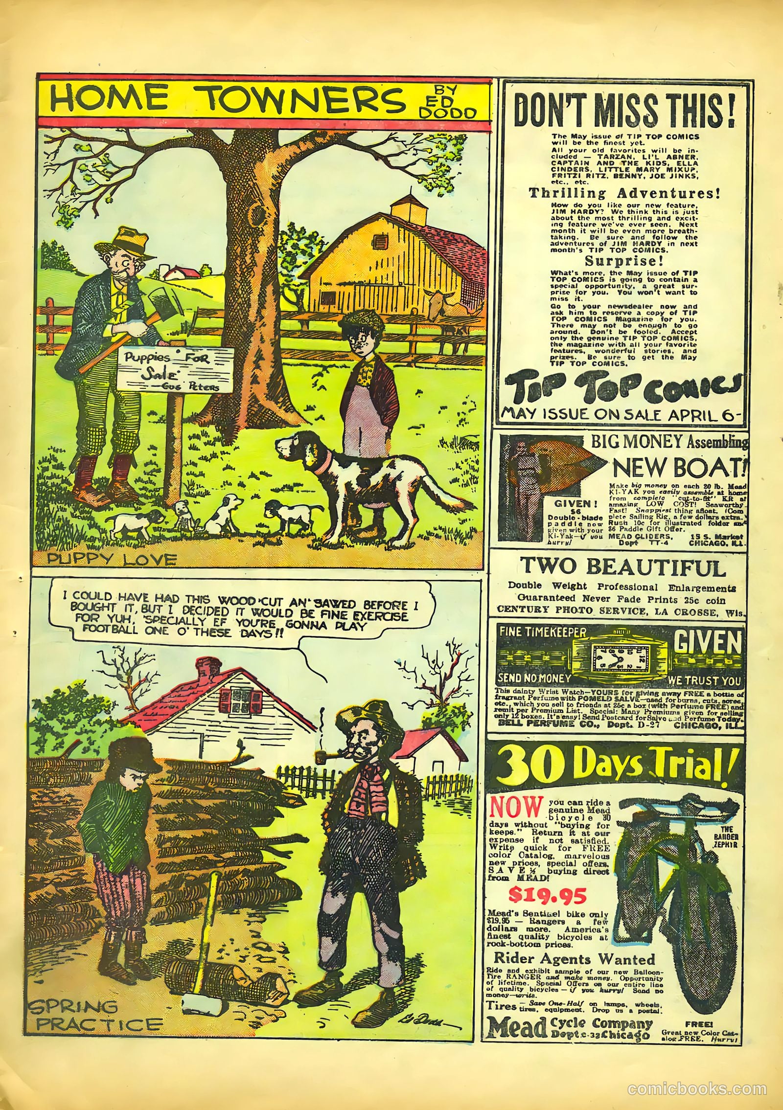 Tip Topper Comics #12 (1951) — page 16 of 54