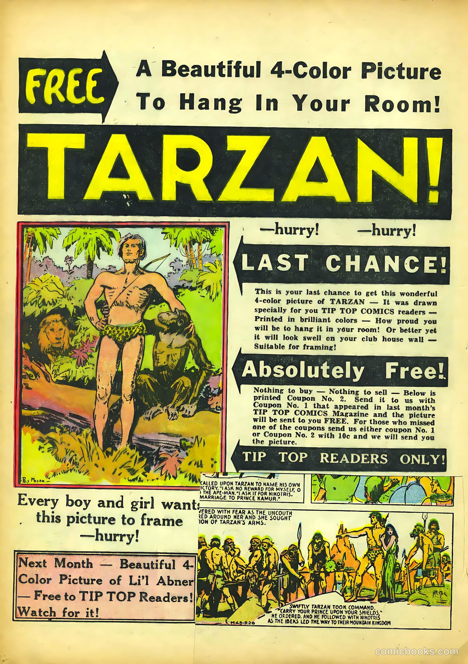 Tip Topper Comics #12 (1951) — page 17 of 54
