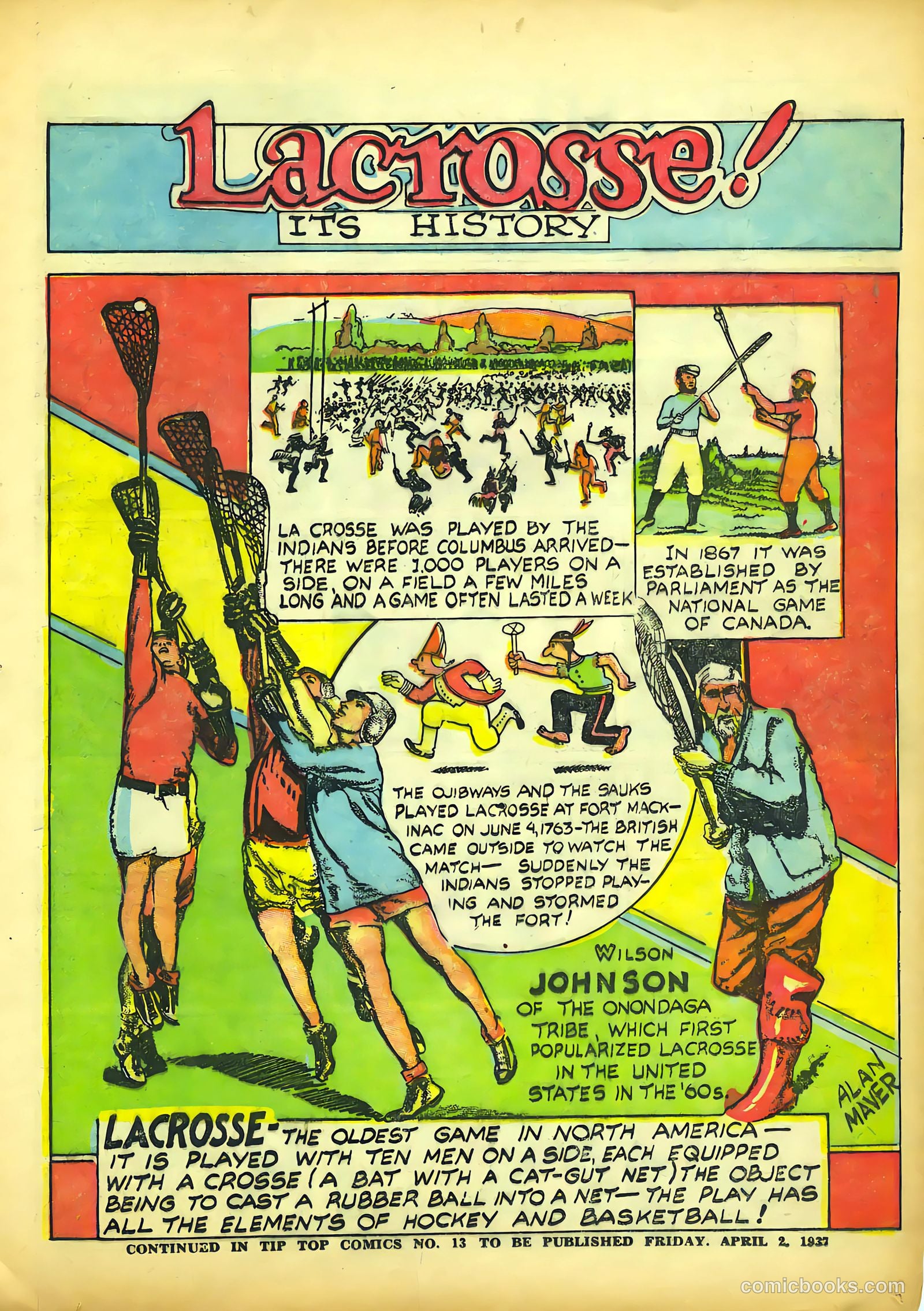 Tip Topper Comics #12 (1951) — page 18 of 54