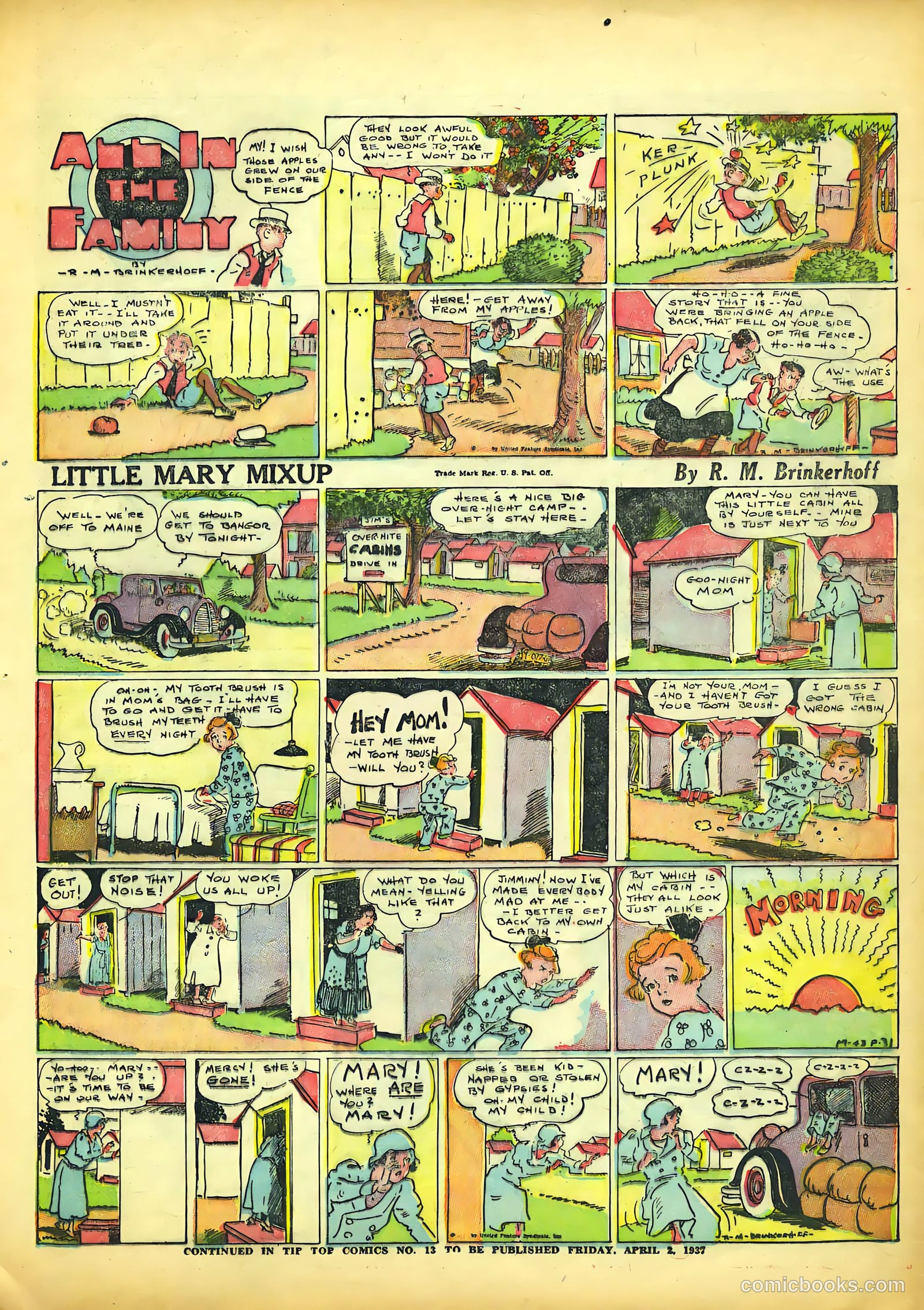 Tip Topper Comics #12 (1951) — page 21 of 54
