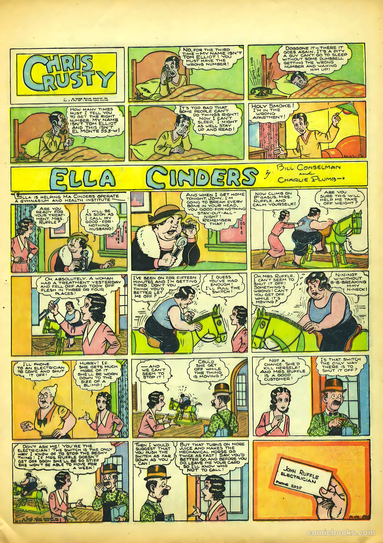 Tip Topper Comics #12 (1951) — page 25 of 54